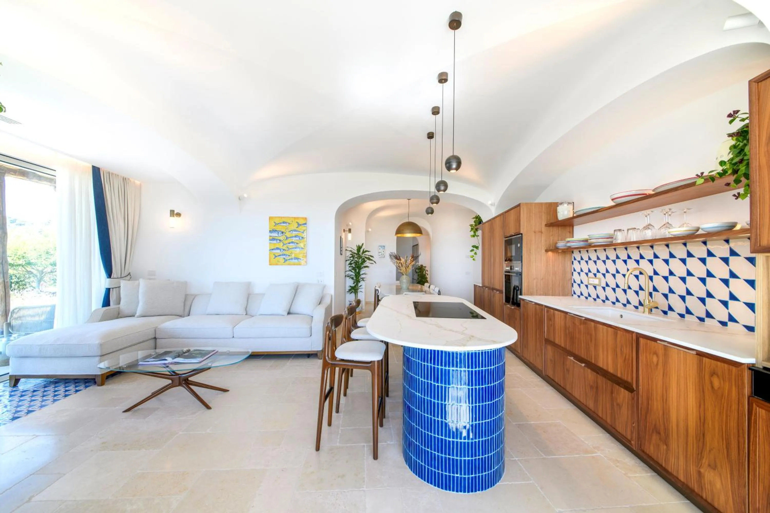 Living room in OraBlu Villas