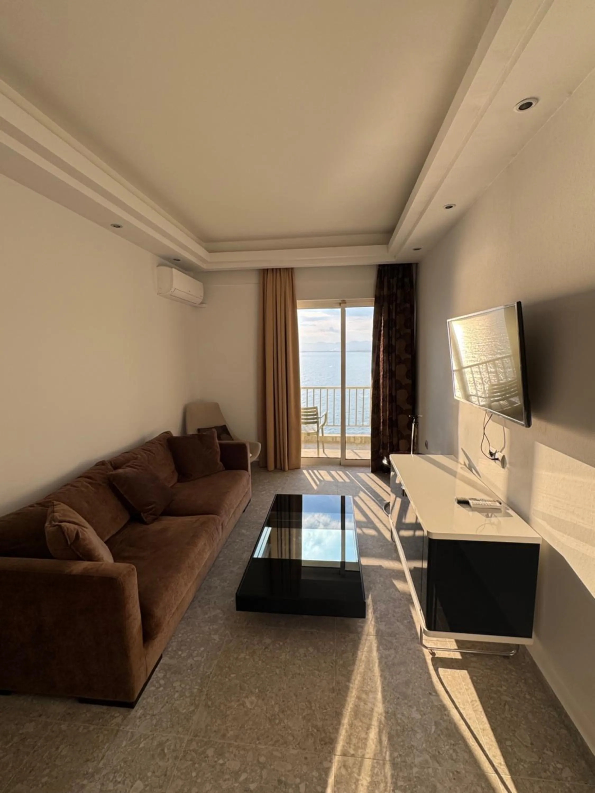 Seating area in Messinian Bay