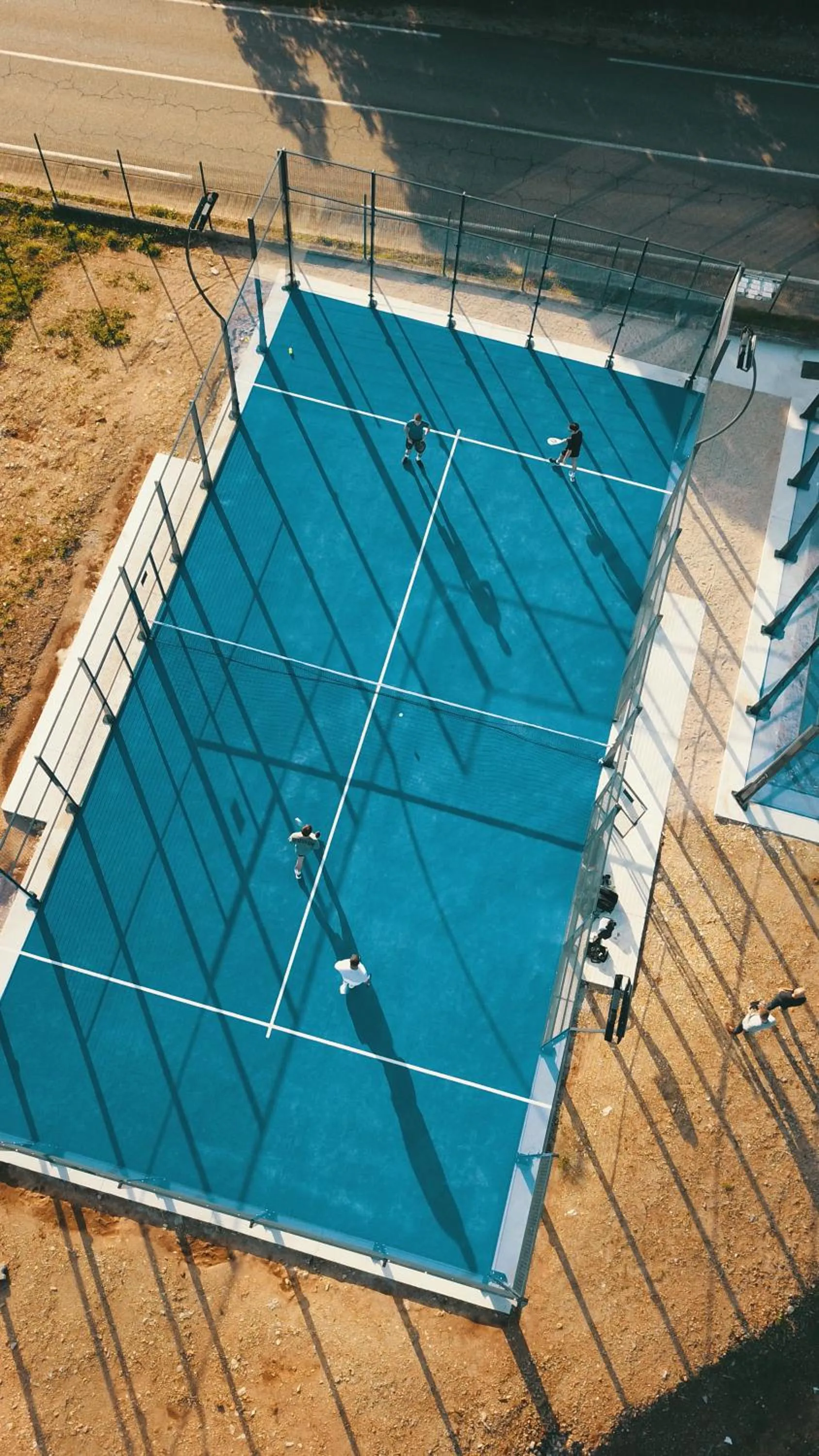 Tennis court in Park & Suites Village Gorges de l'Hérault-Cévennes
