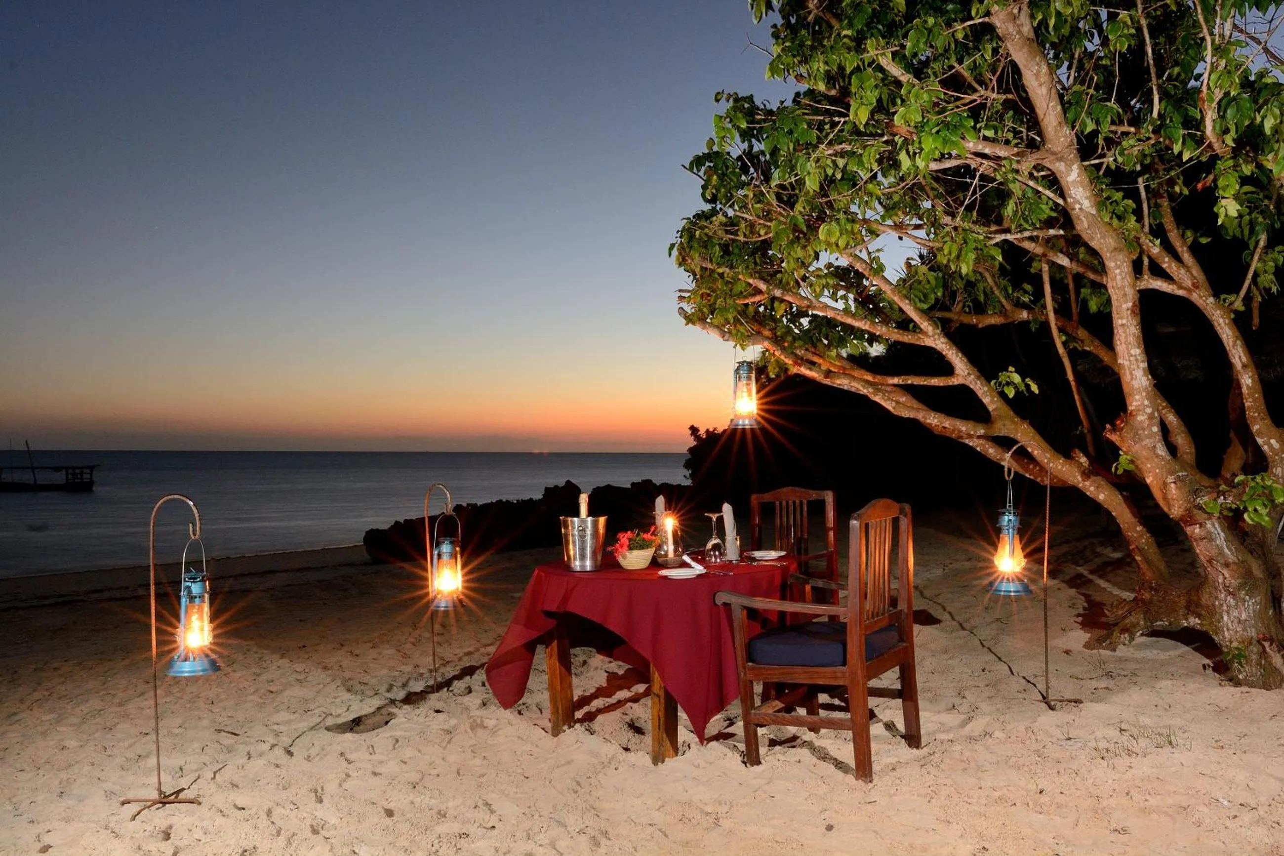 Restaurant/places to eat in Fumba Beach Lodge