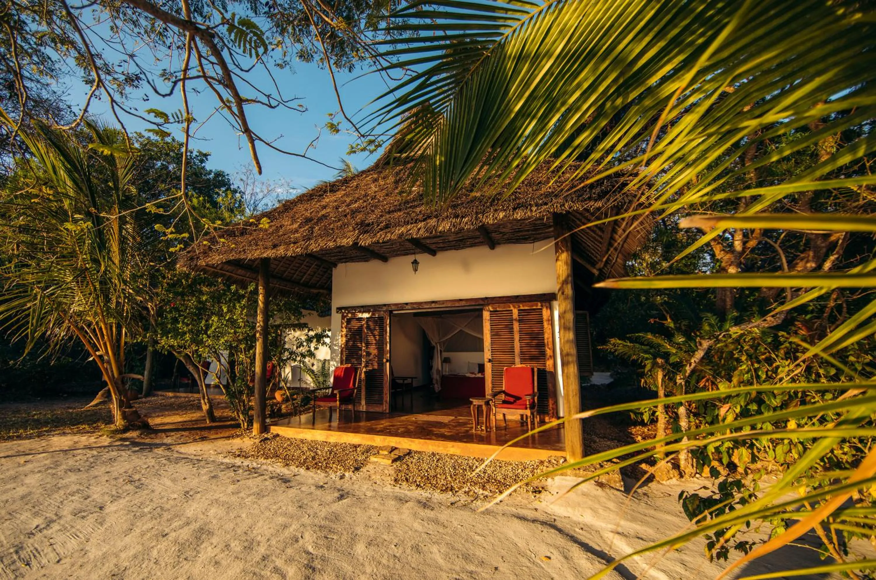 Garden in Fumba Beach Lodge