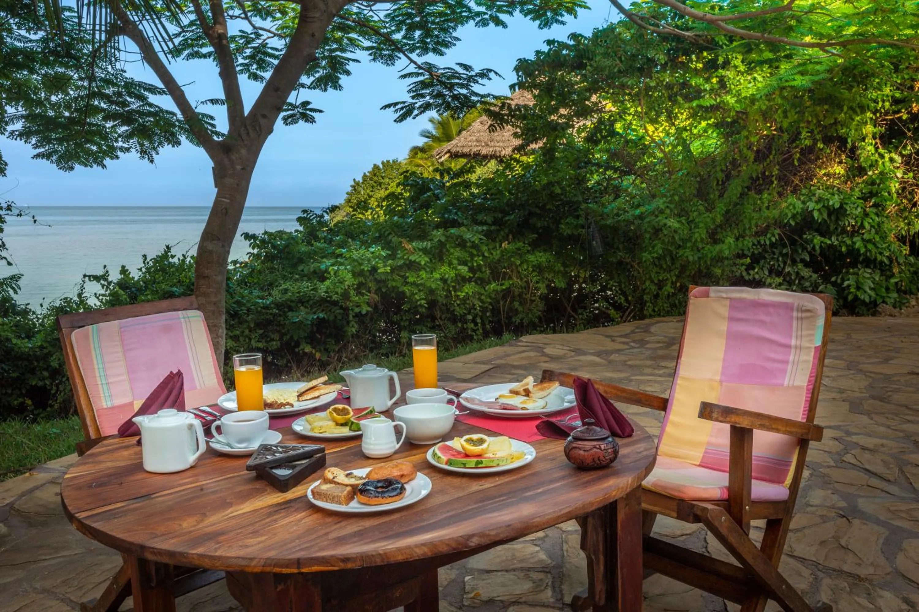 Breakfast in Fumba Beach Lodge