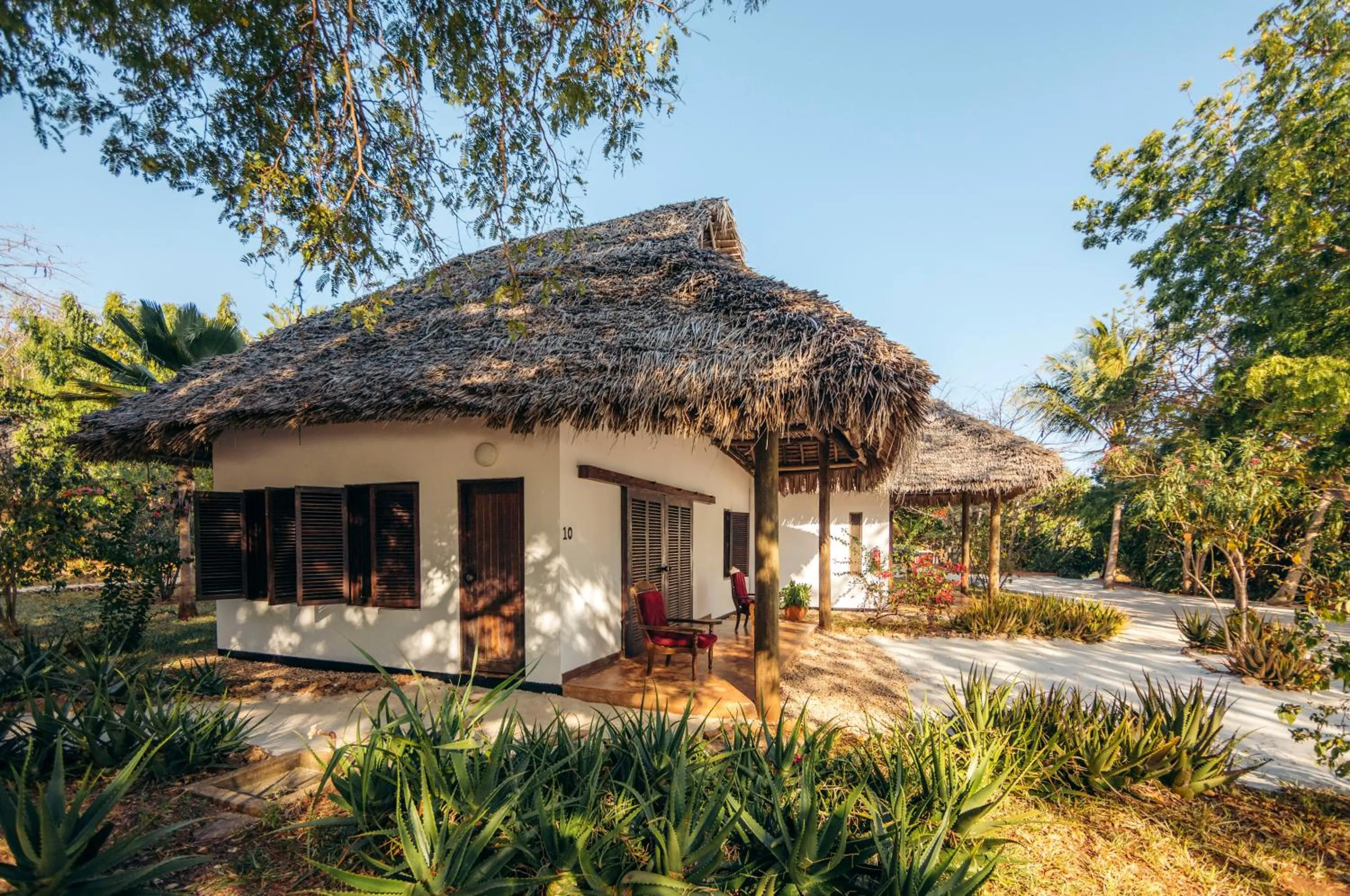 Garden in Fumba Beach Lodge