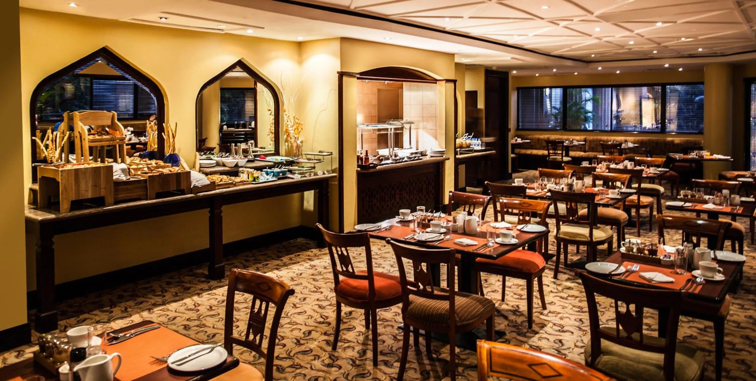 Buffet breakfast in Southern Sun Dar es Salaam