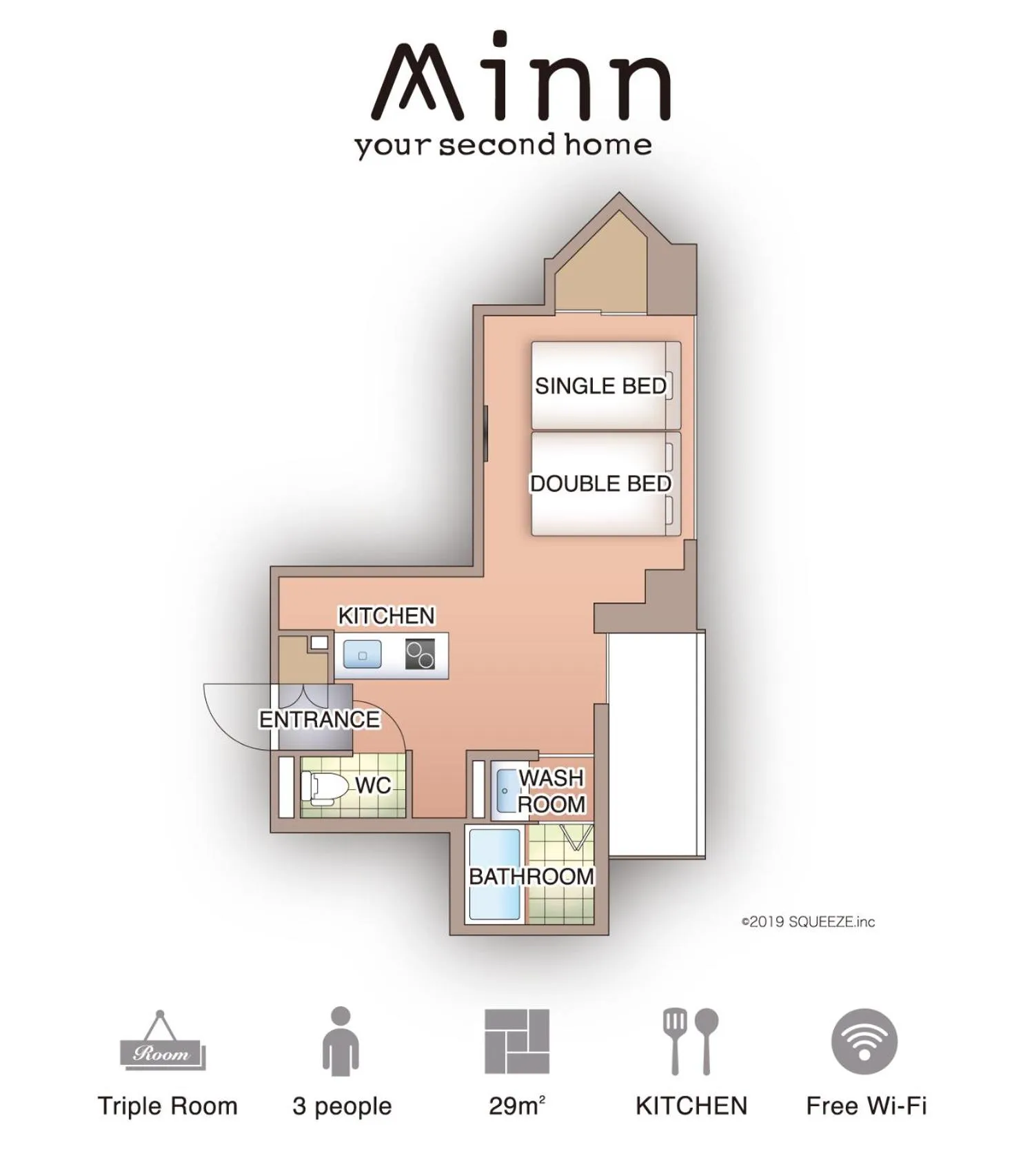 Floor plan in Minn Umeda North