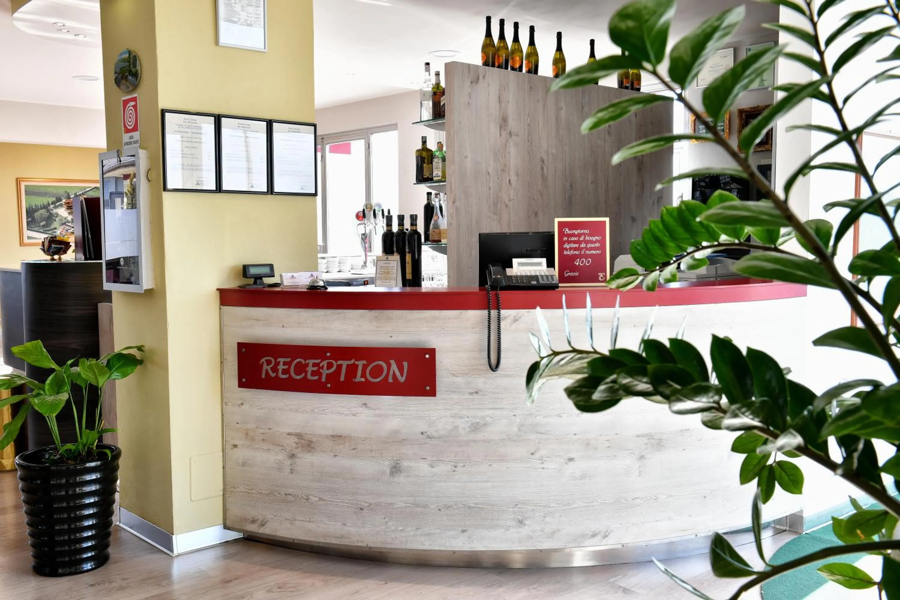 Property logo or sign in Hotel Motel Europa