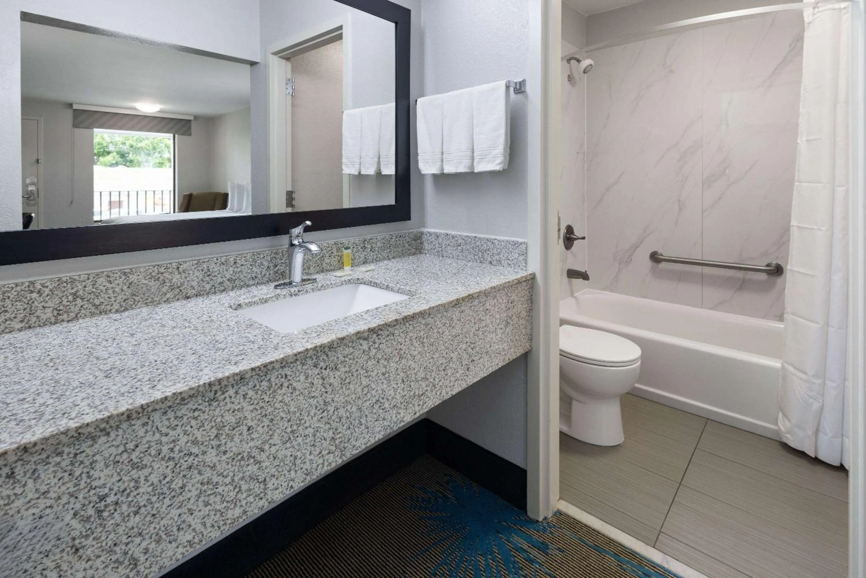 Shower in Days Inn by Wyndham Ladson Summerville Charleston