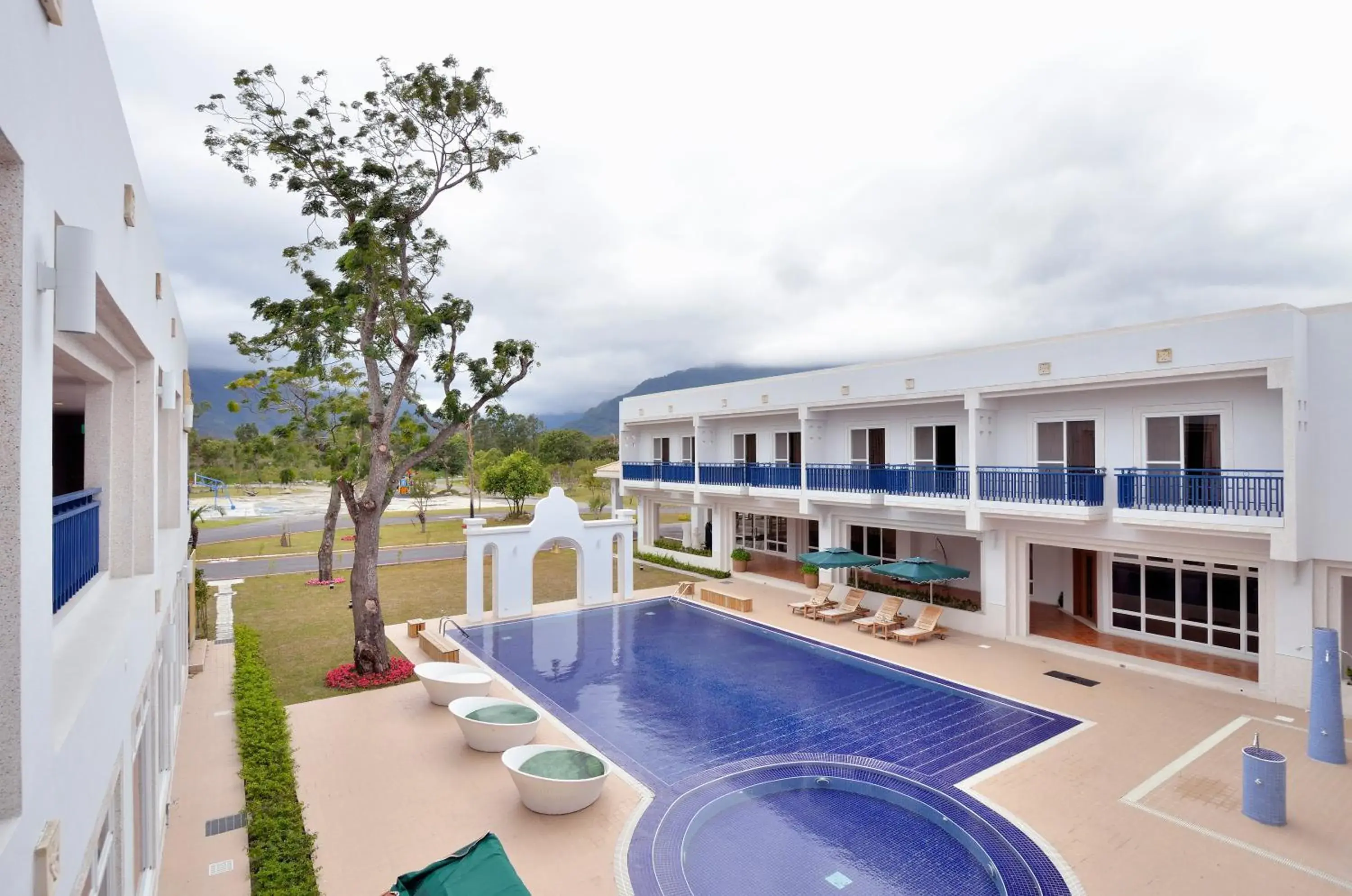 Pool view in J Resort Pool view in J Resort