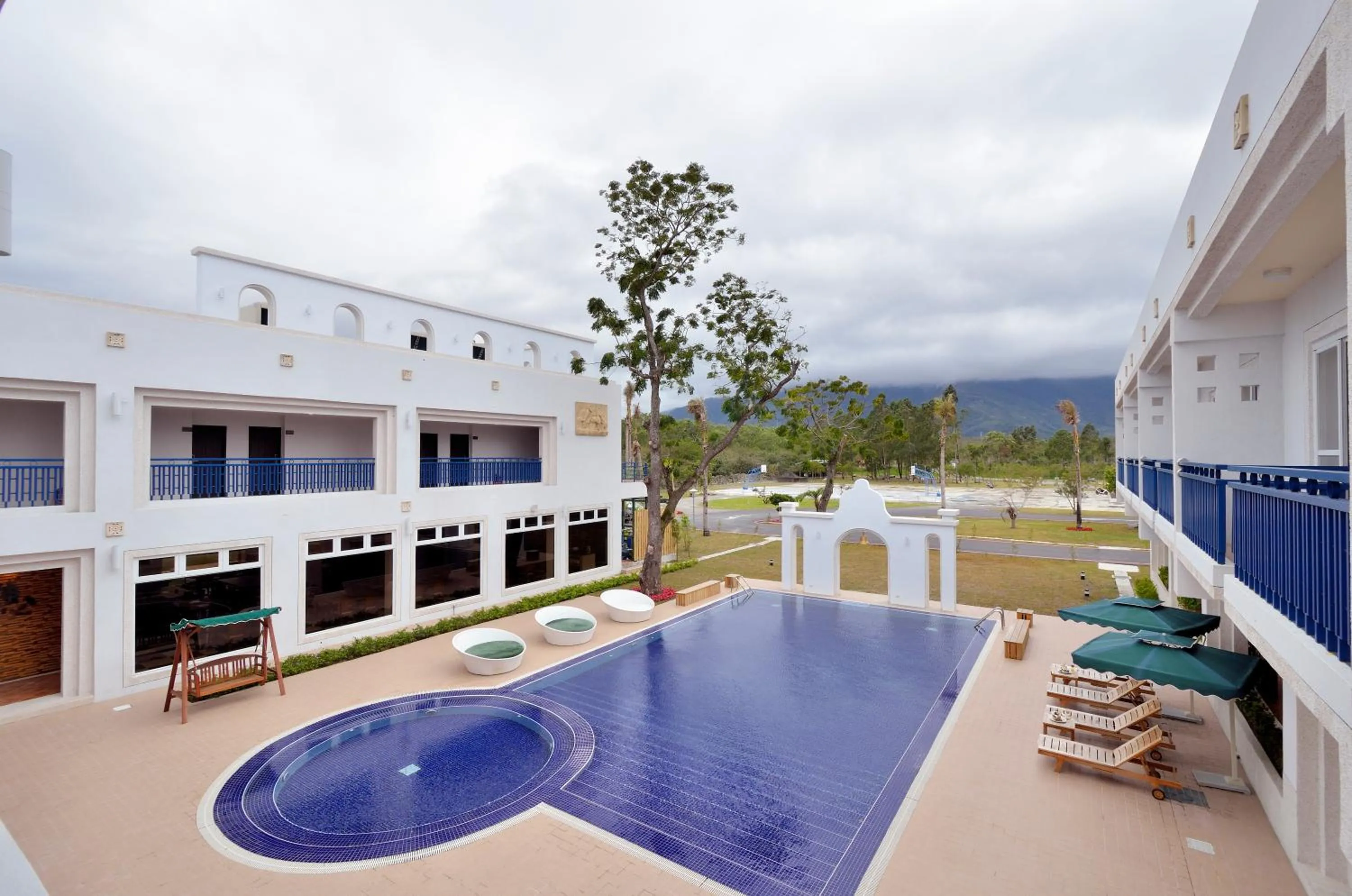 Pool view in J Resort