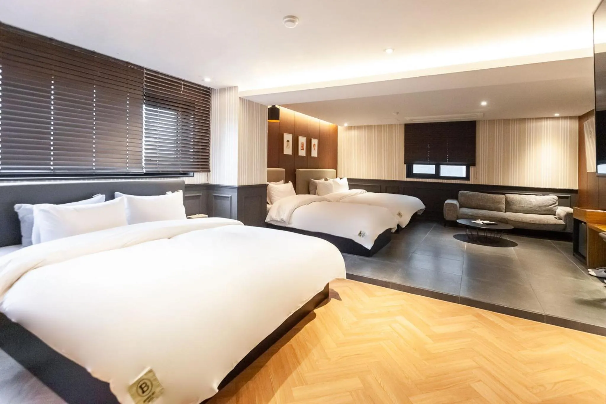 Bed in Brown Dot Hotel Seomyeon