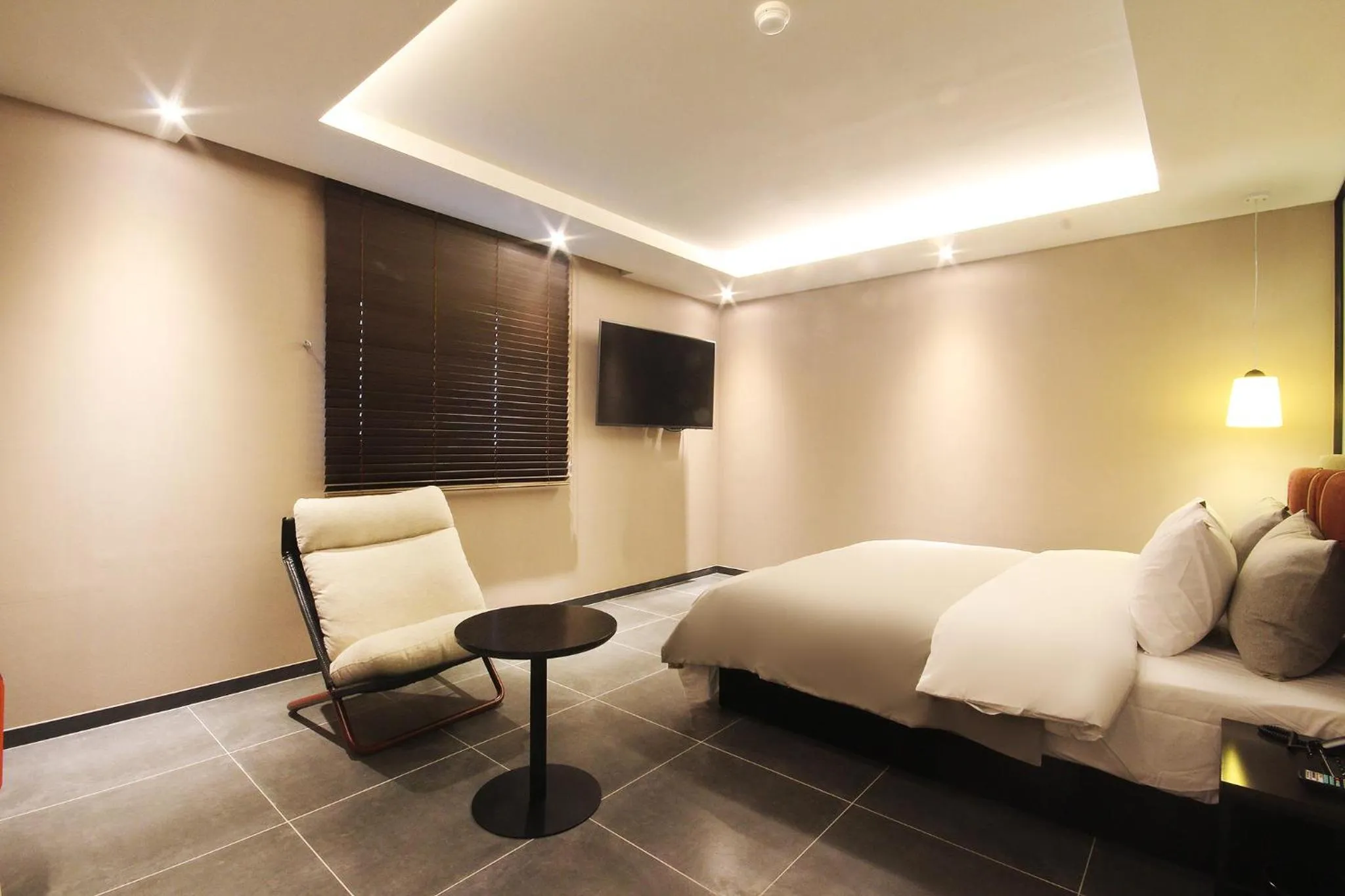 Bed in Brown Dot Hotel Seomyeon