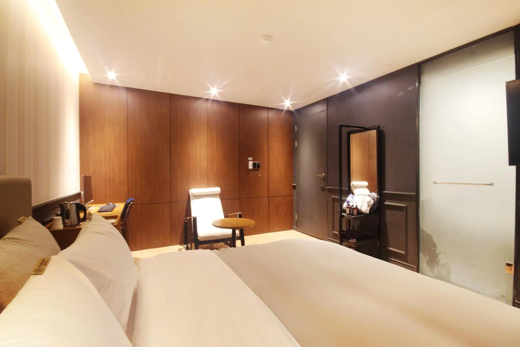 Bed in Brown Dot Hotel Seomyeon