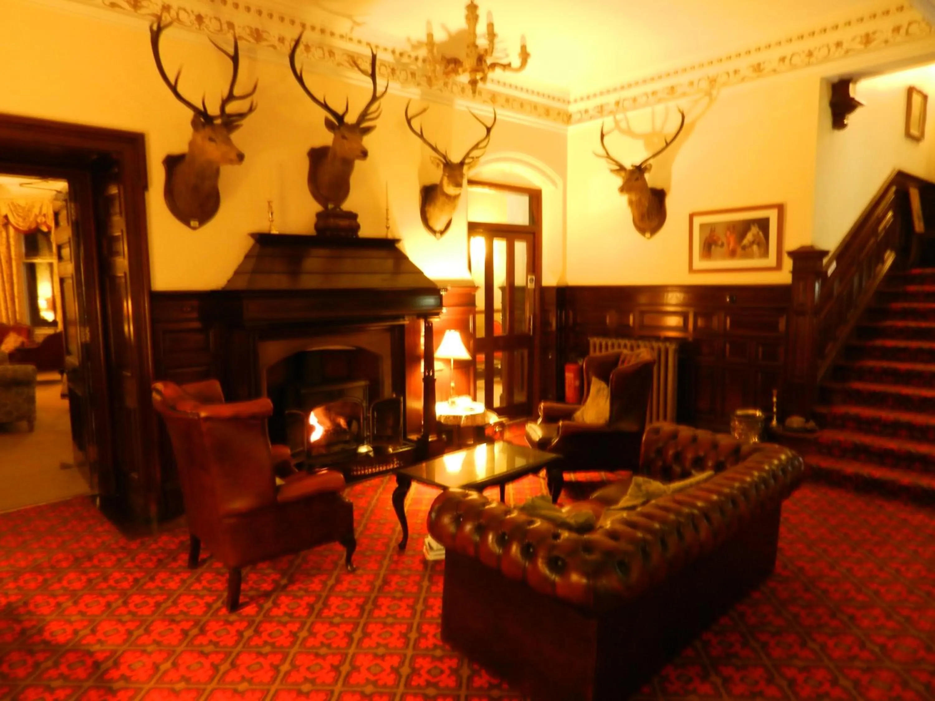 Lobby or reception in Ledgowan Lodge Hotel