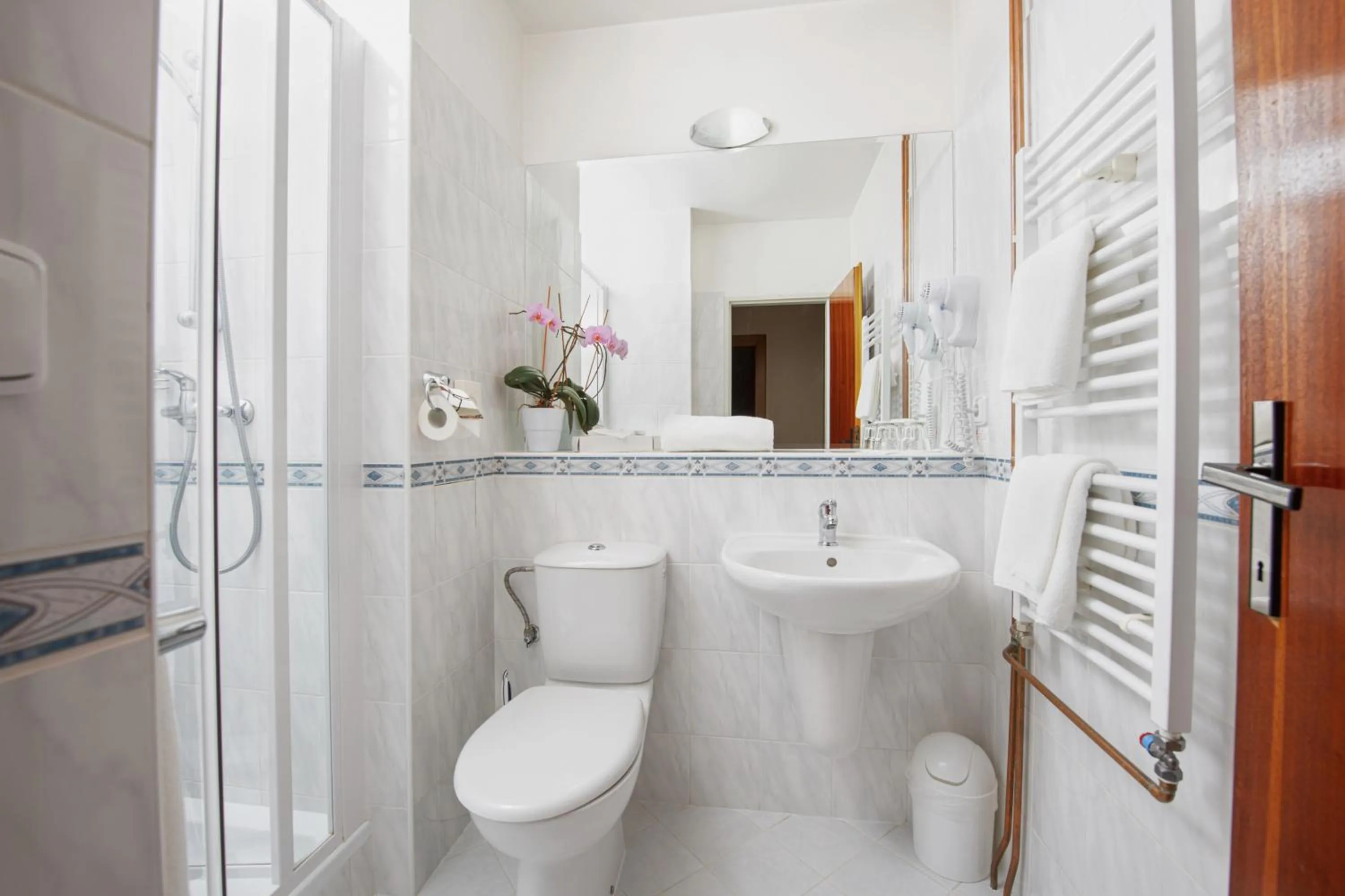 Shower in PATRIA HOTEL