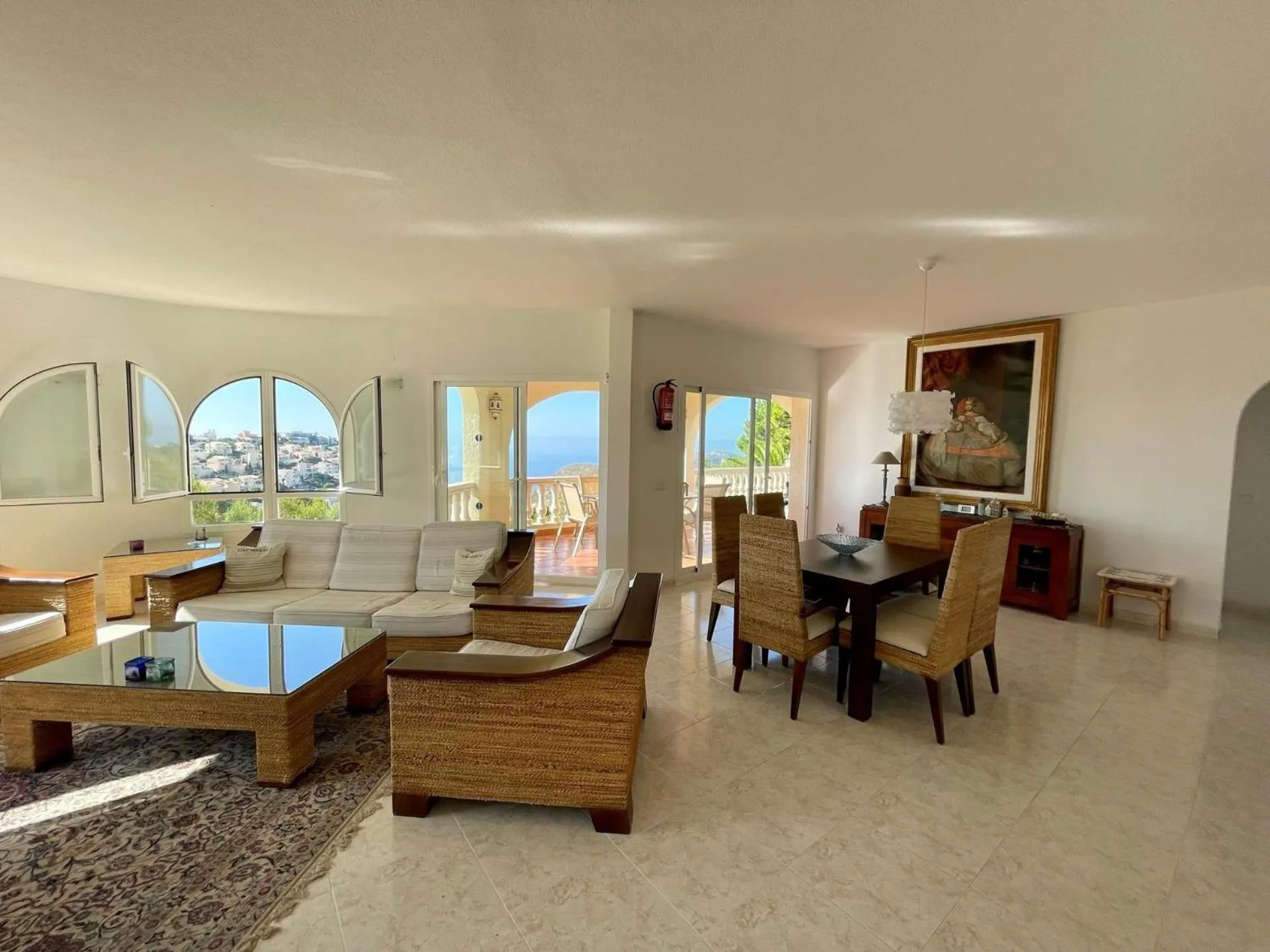 Living room in Villa Melissa