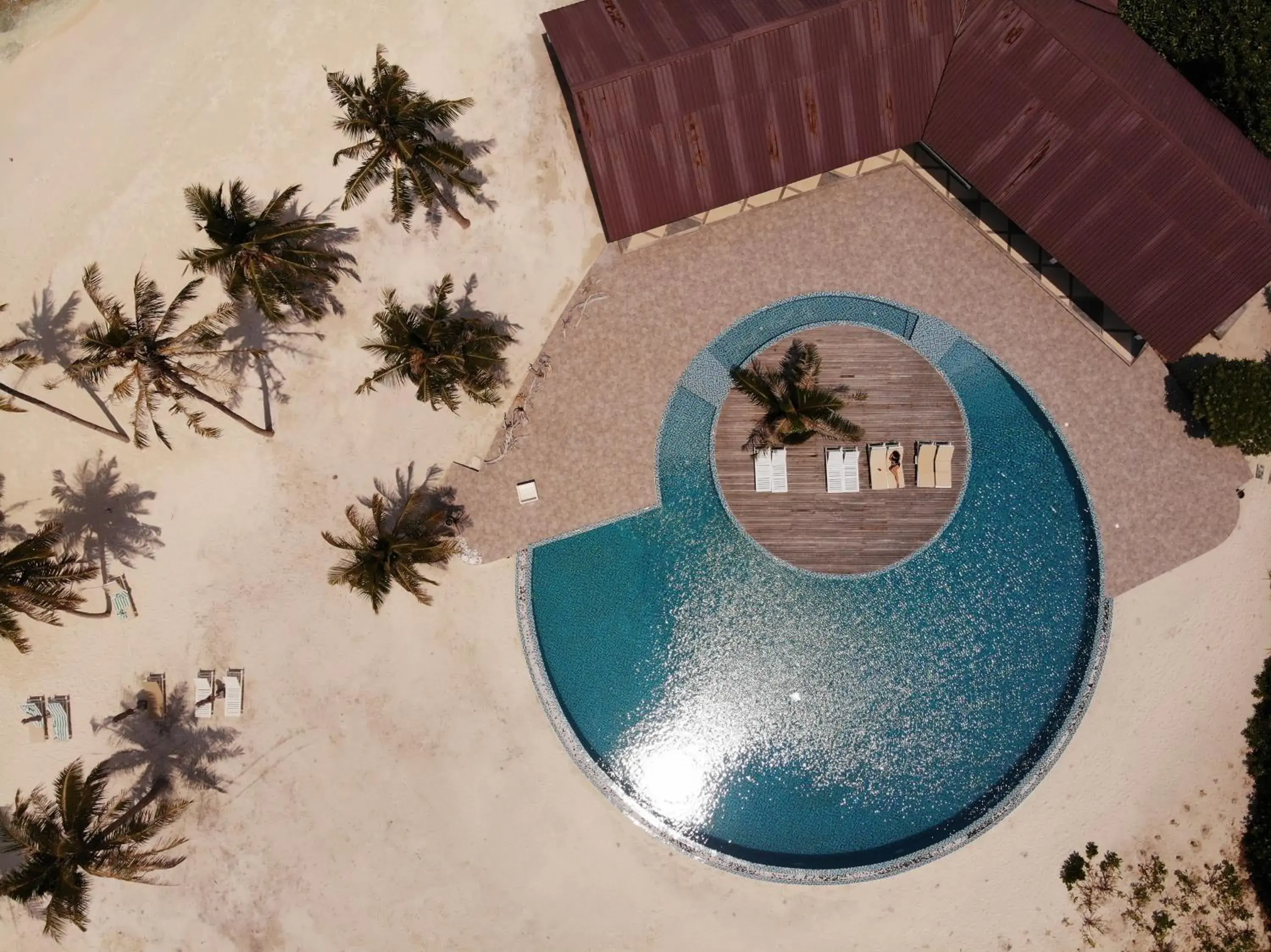 Swimming pool in Hondaafushi Island Resort Swimming pool in Hondaafushi Island Resort