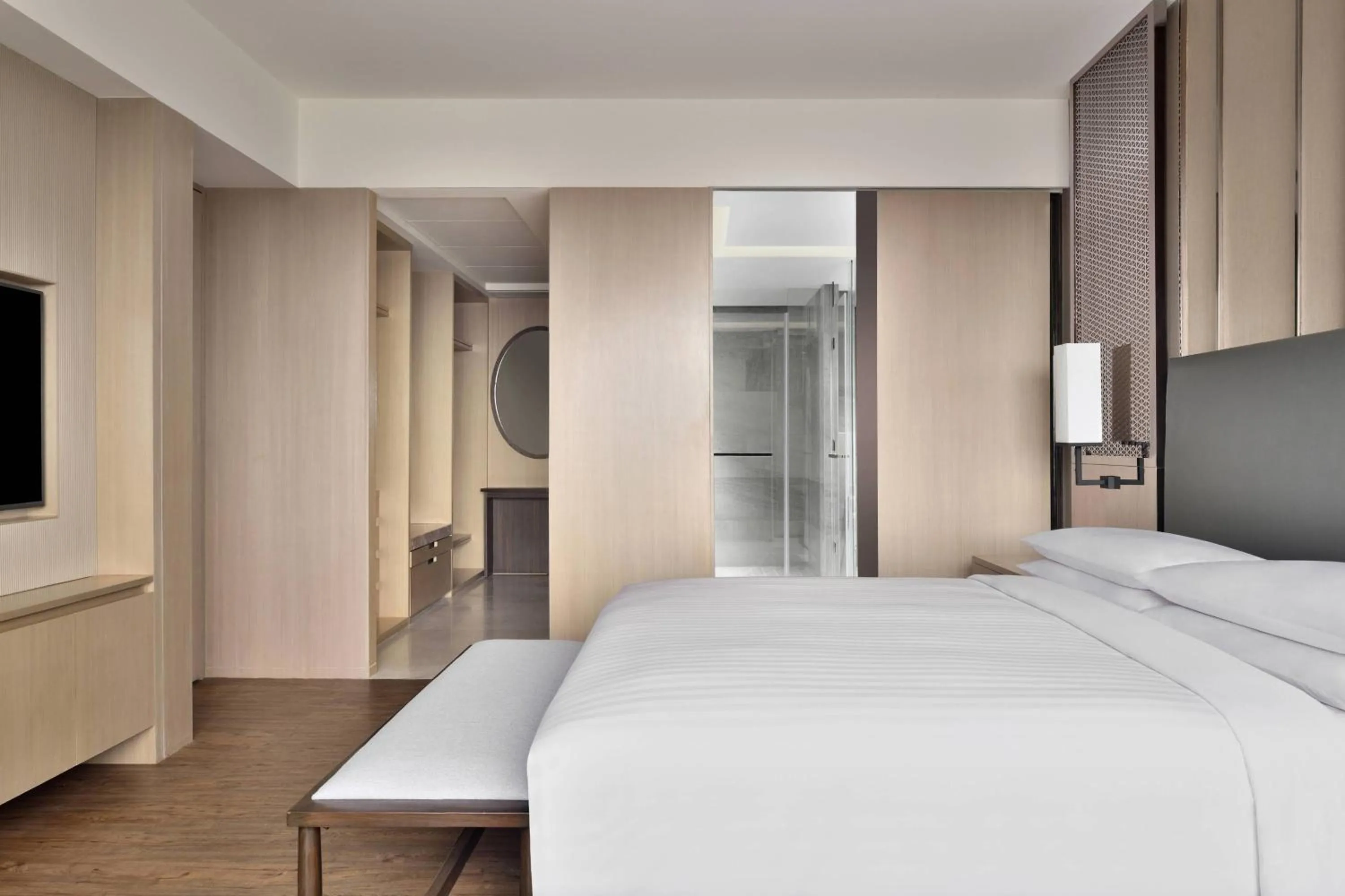 Lounge or bar, Bed in Kathmandu Marriott Hotel