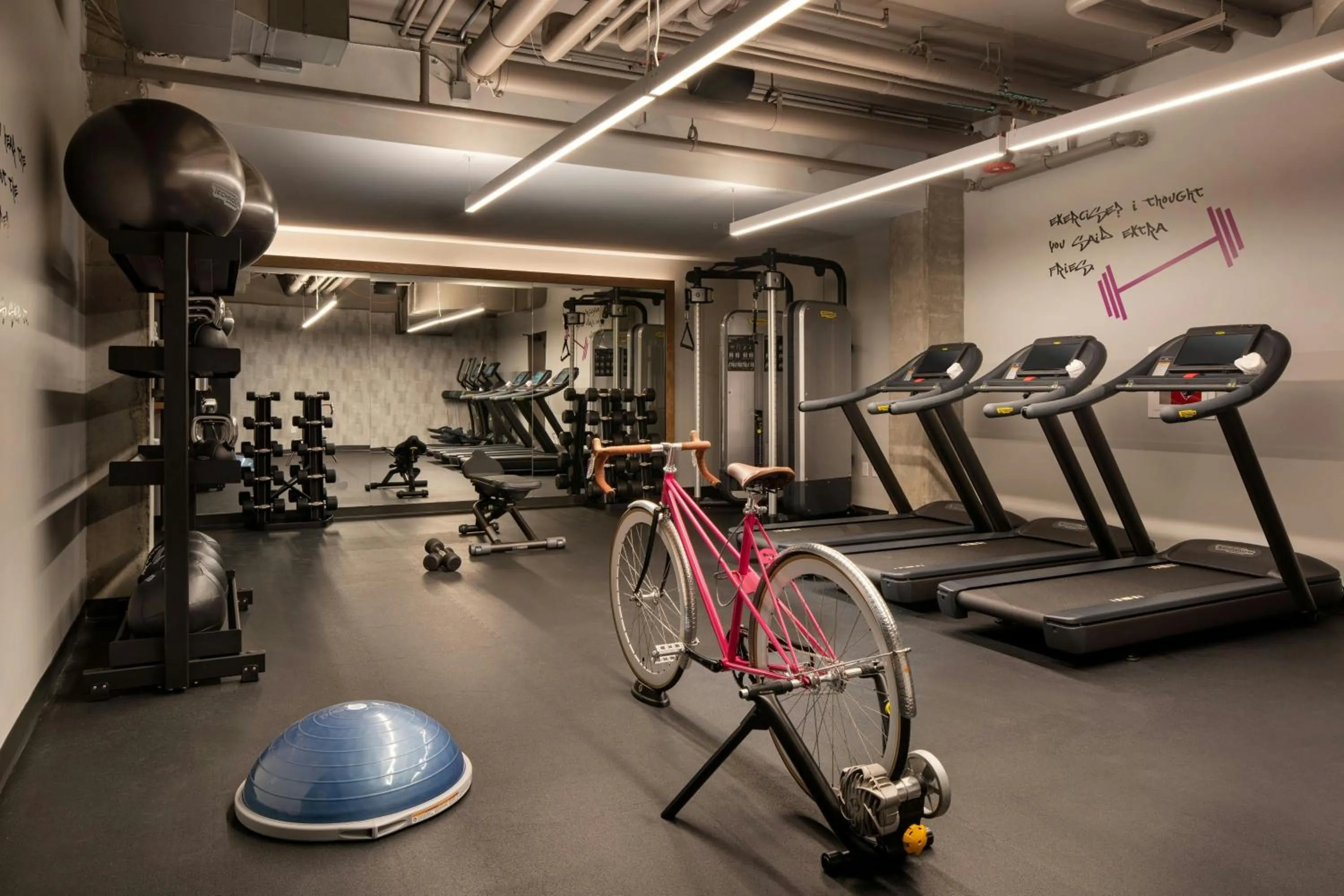 Fitness centre/facilities in Moxy Louisville Downtown