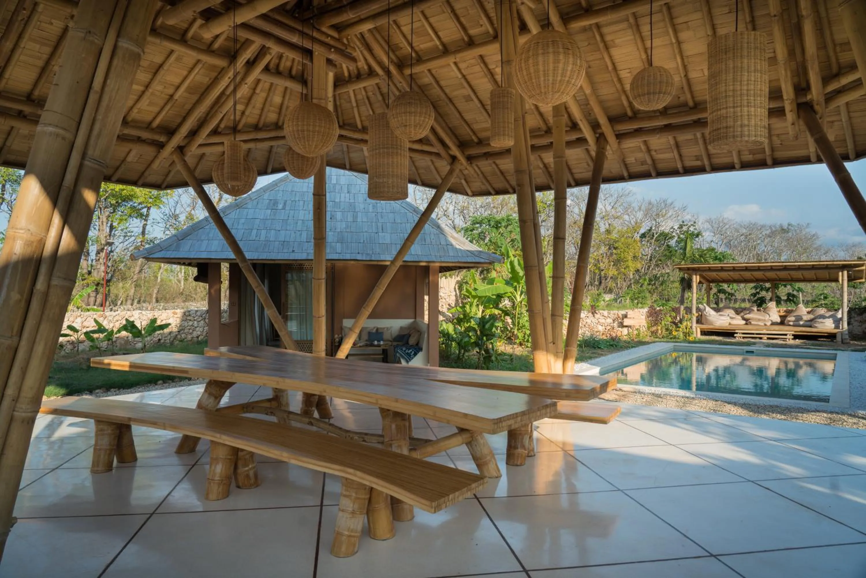 Patio in Maringi Sumba by the Sumba Hospitality Foundation