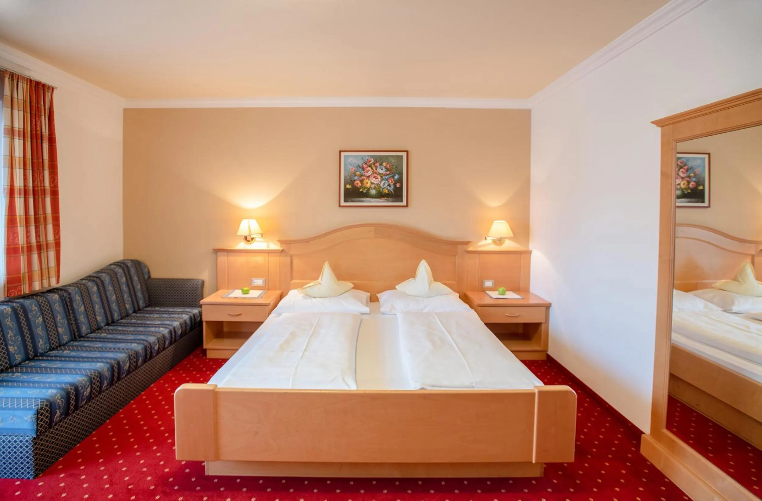 Bed in Hotel Eichenhof