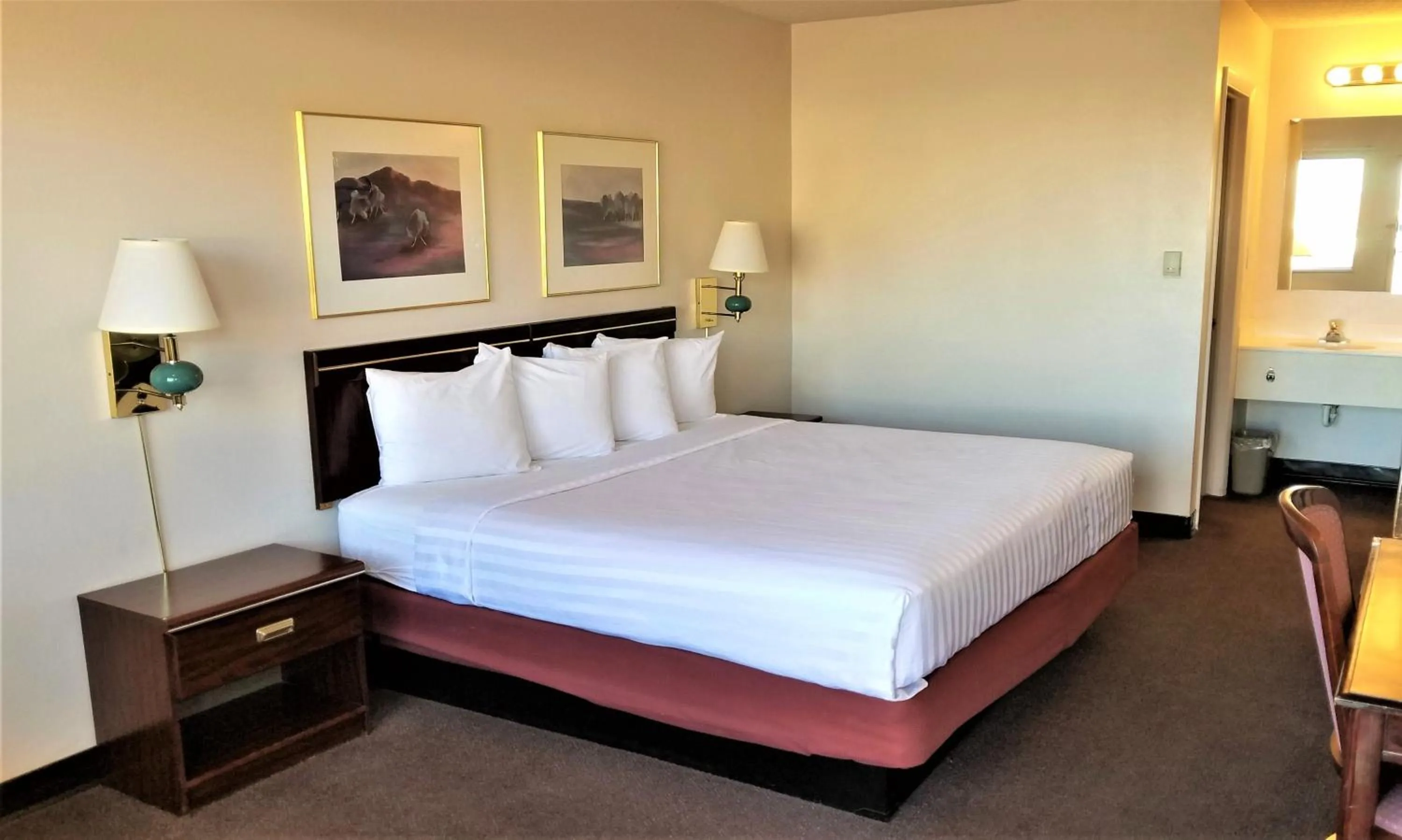 Bed in Motel 8 Laramie