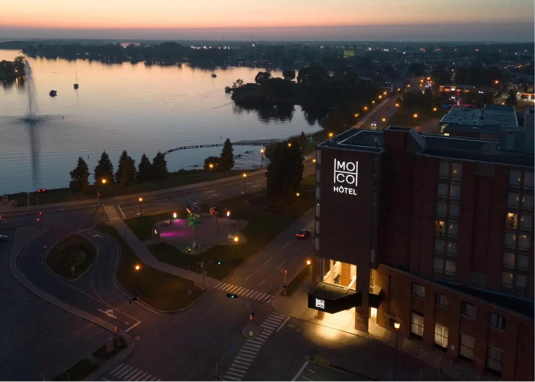 Property building in Hôtel MOCO Valleyfield Property building in Hôtel MOCO Valleyfield