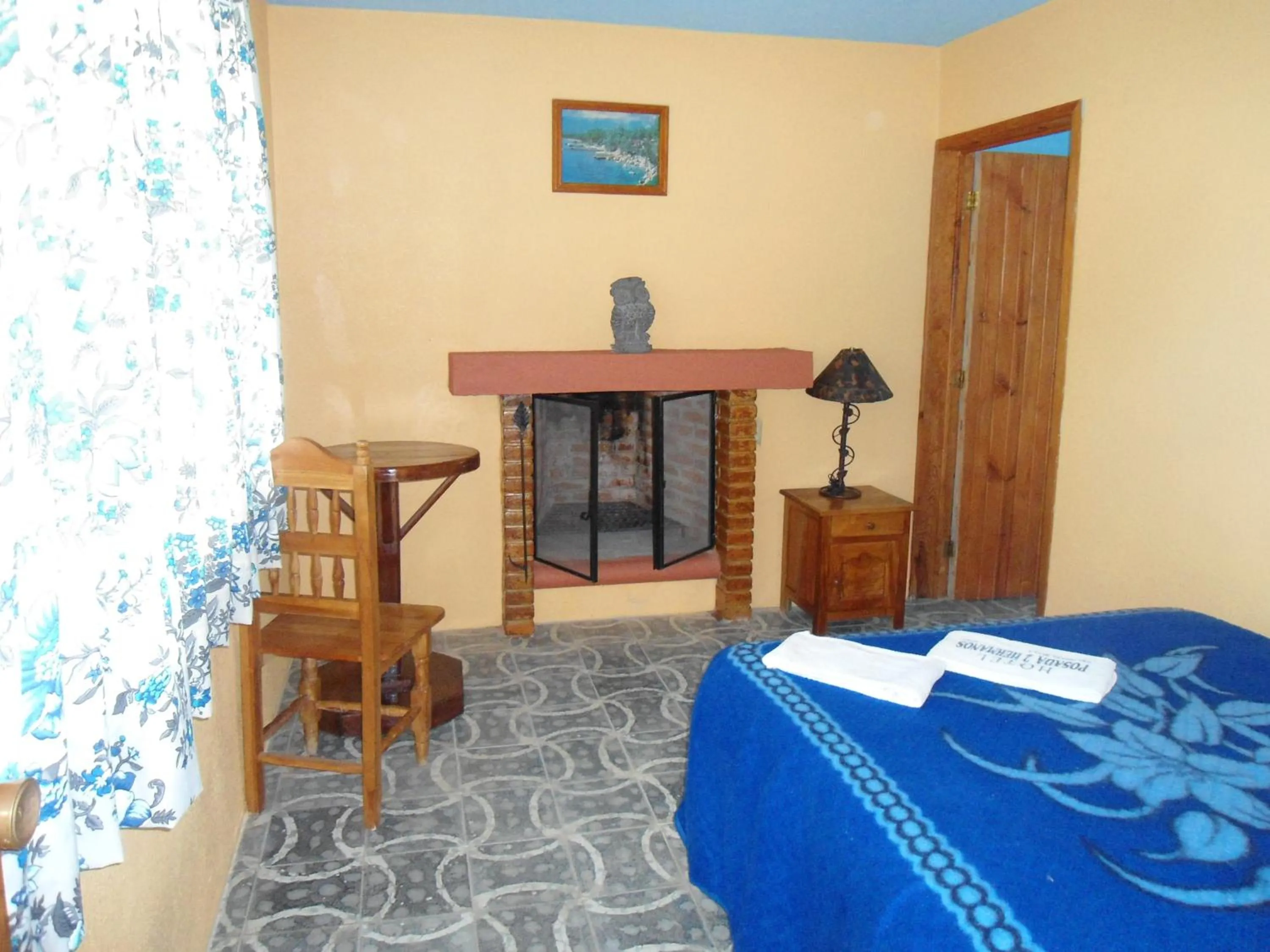Decorative detail, Bed in Posada Dos Hermanos