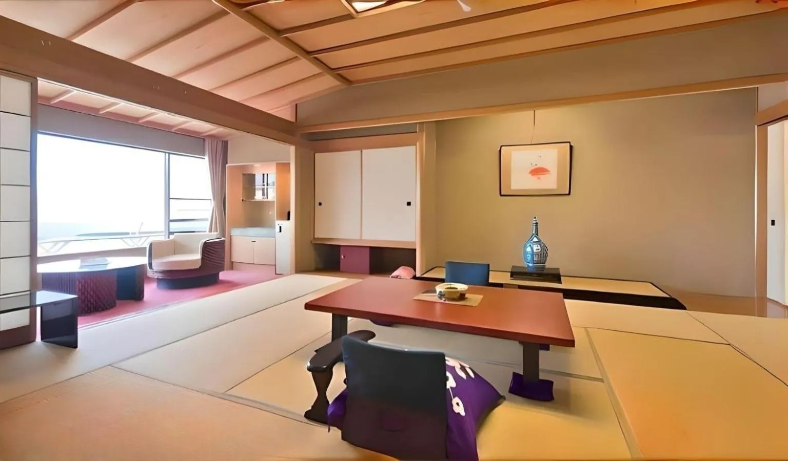 Living room, Bed in Hotel Kan-ichi