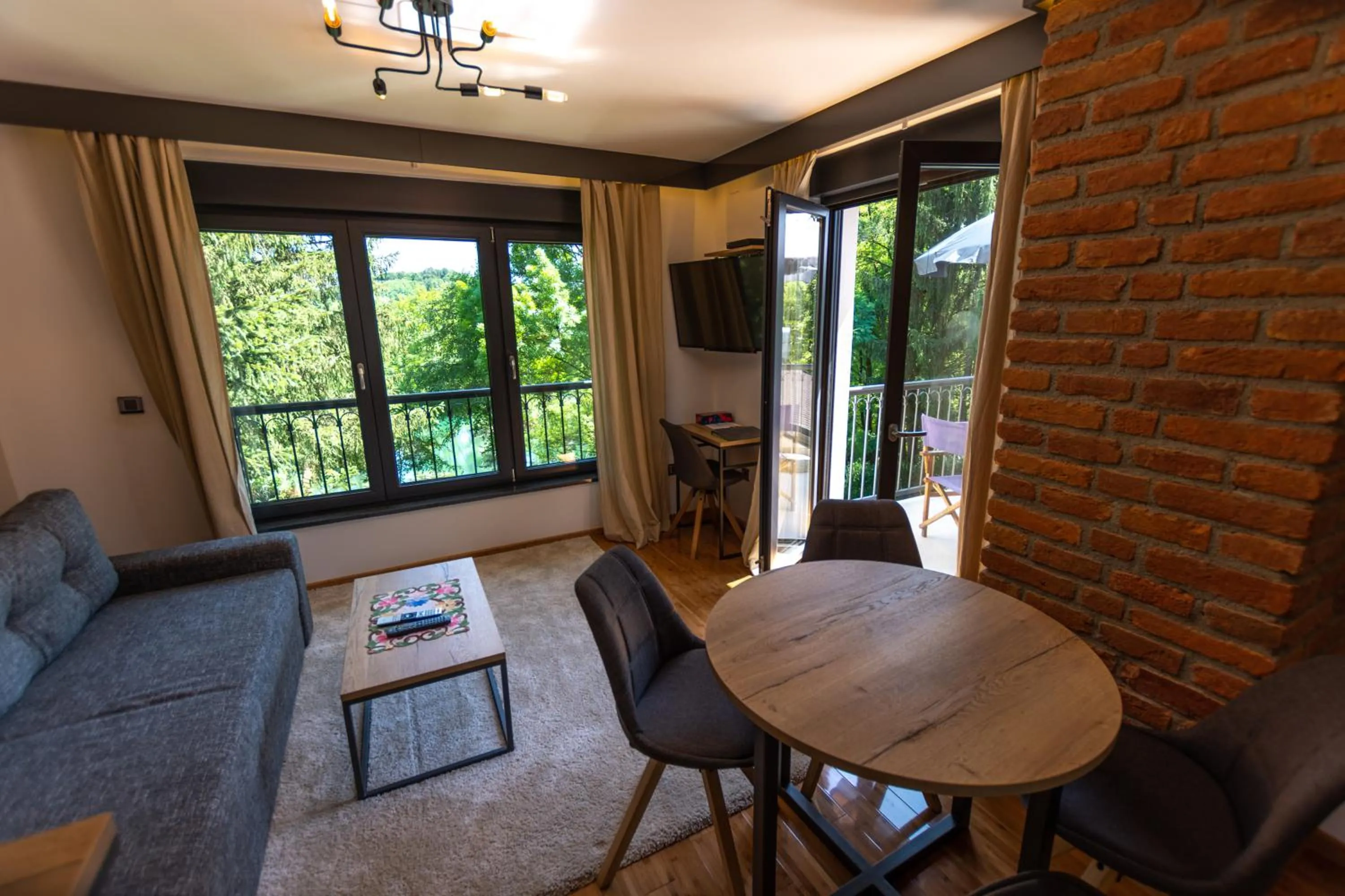 Living room in Pampas apartments Mrežnica