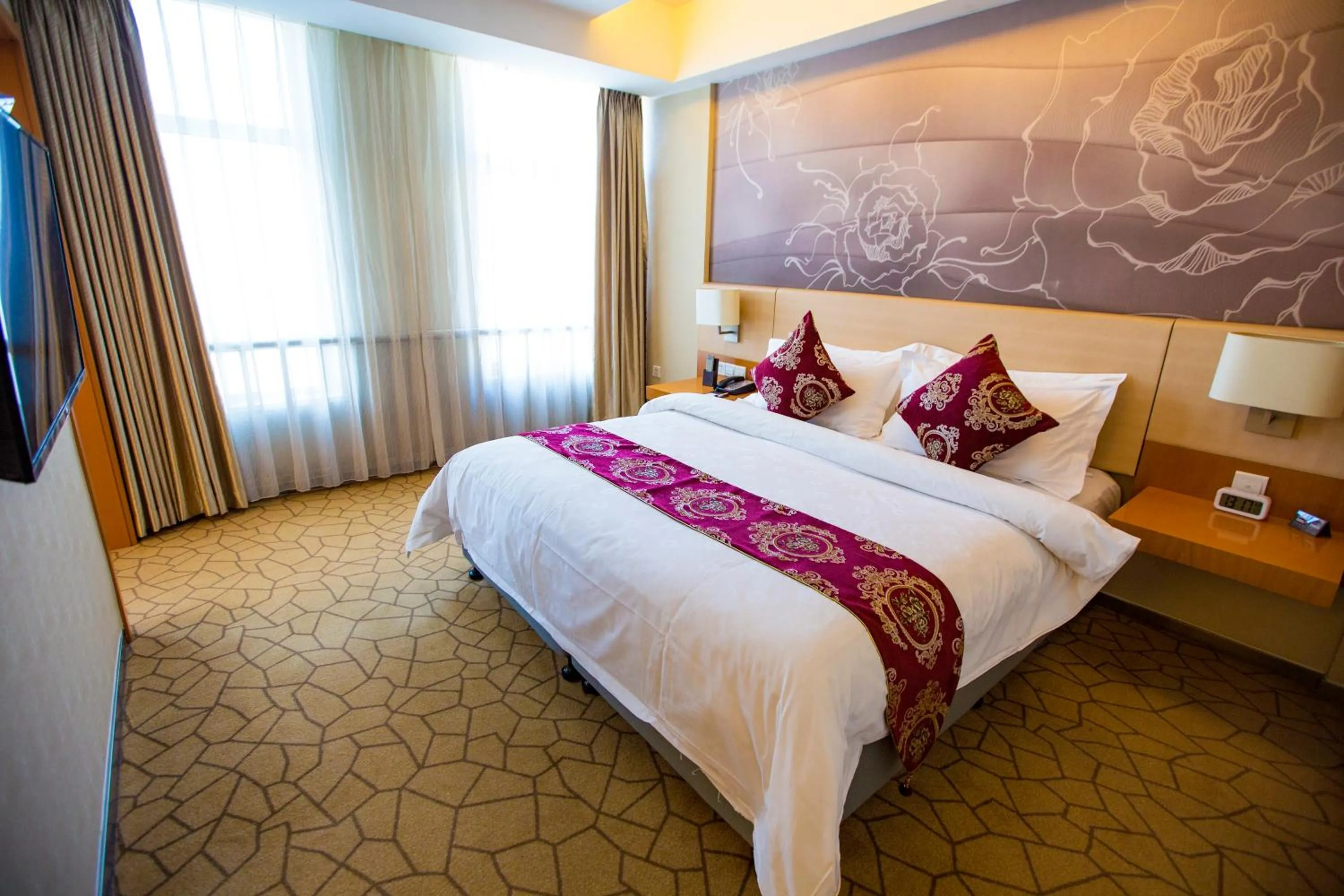 Decorative detail, Bed in Metropolo Shenyang Wanda Plaza-Beiyi Road