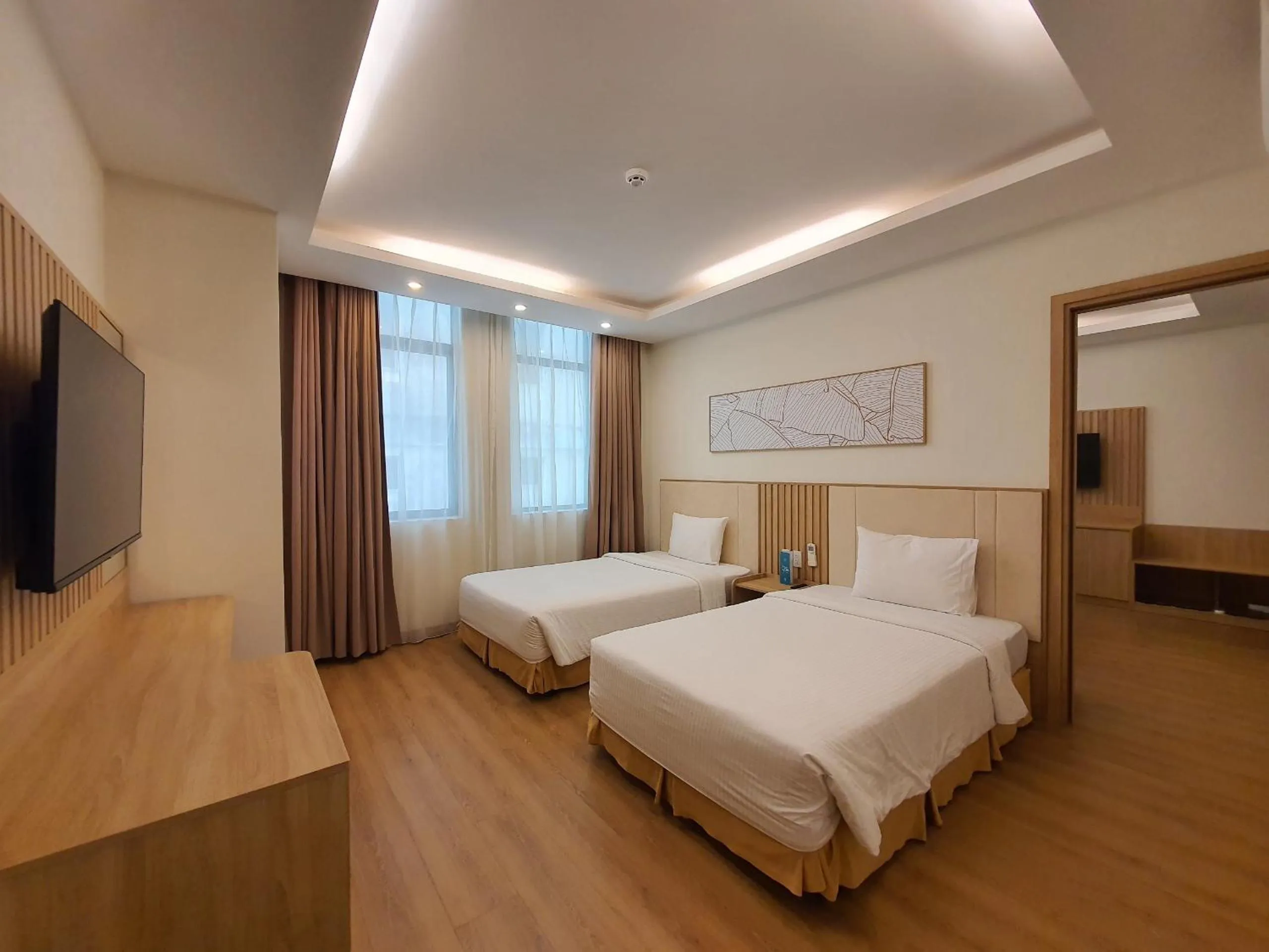 Bed in Muong Thanh Holiday Vung Tau Hotel