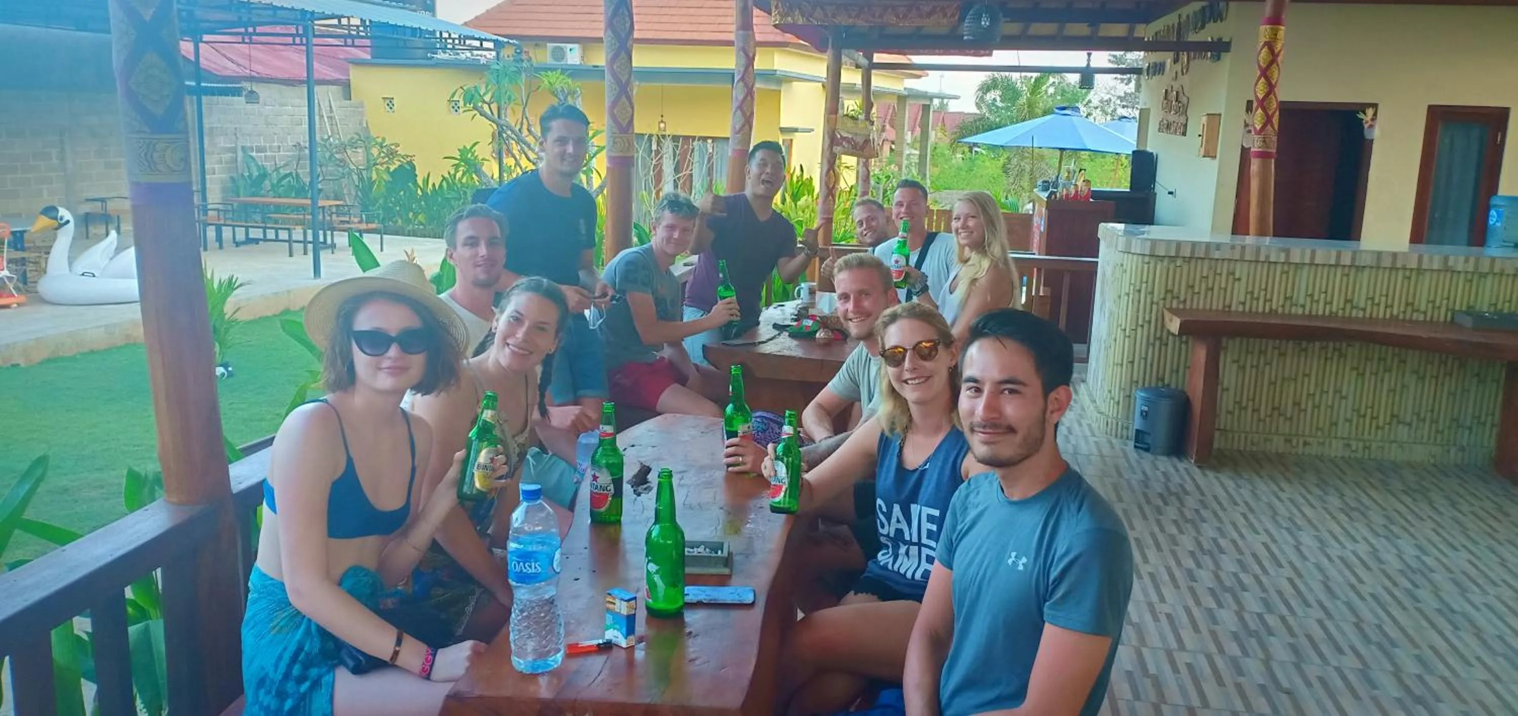 Area and facilities in Dream Beach Hostel Lembongan
