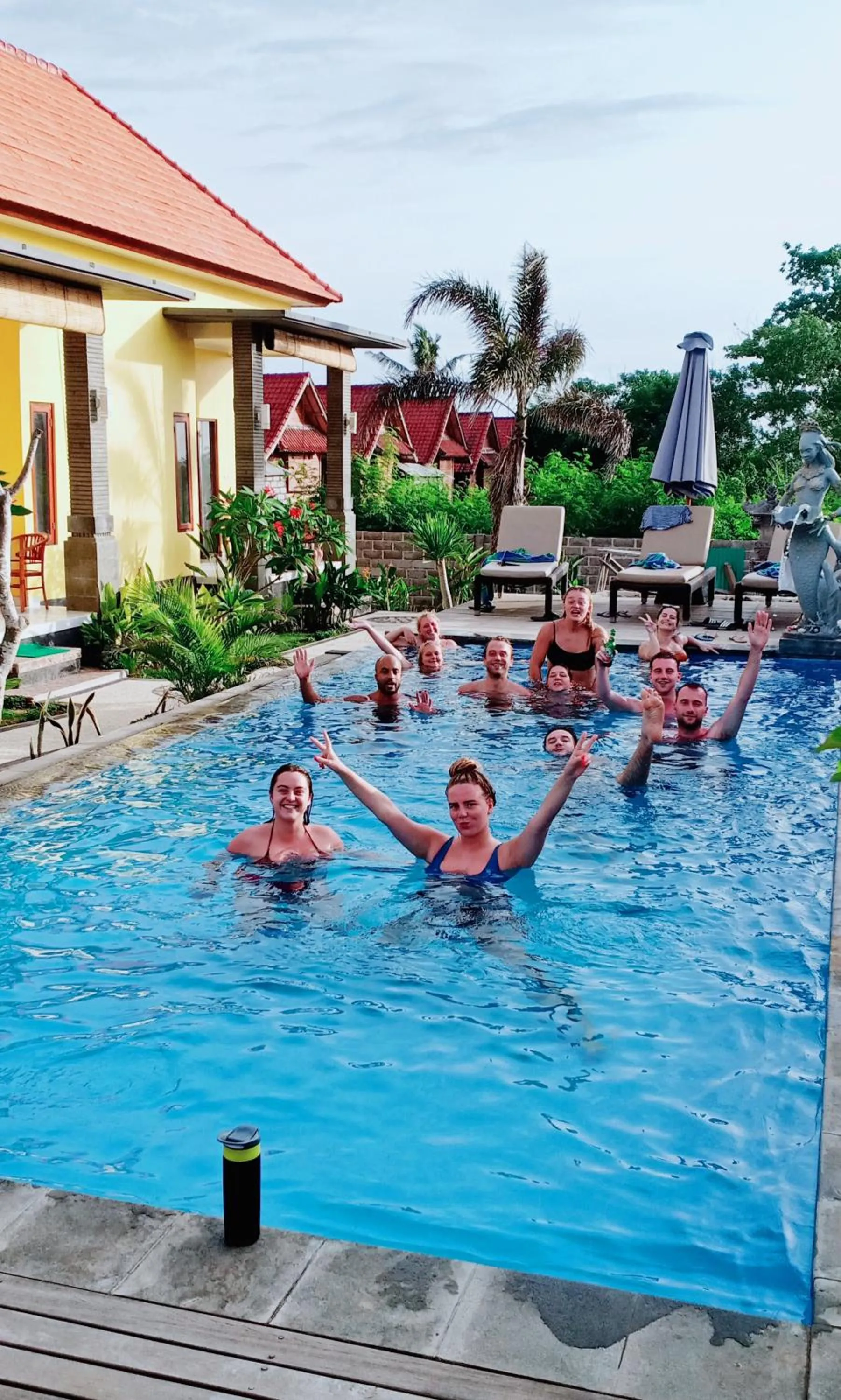 Area and facilities in Dream Beach Hostel Lembongan