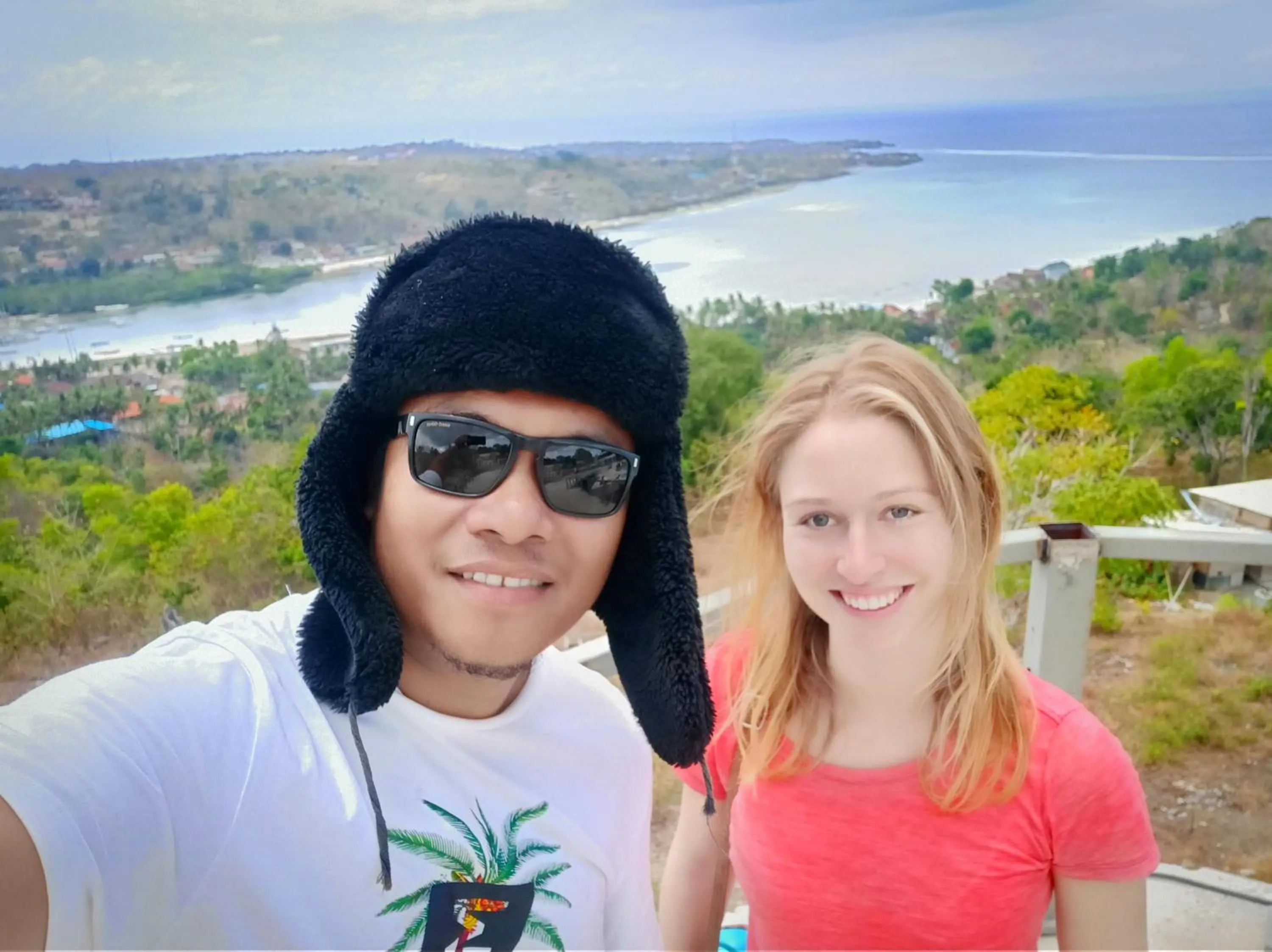 Staff in Dream Beach Hostel Lembongan