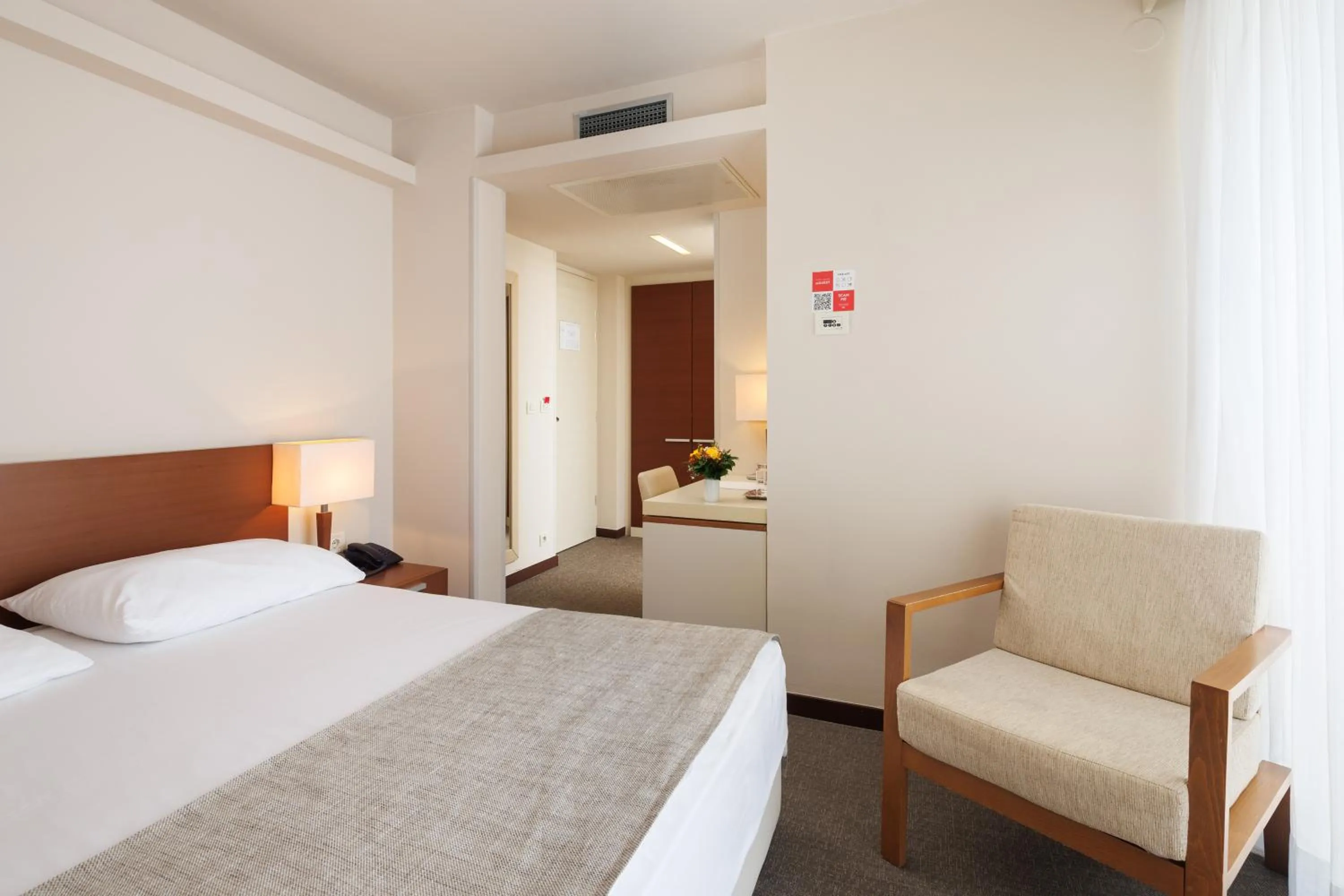 Bedroom, Bed in Hotel Albatros Plava Laguna