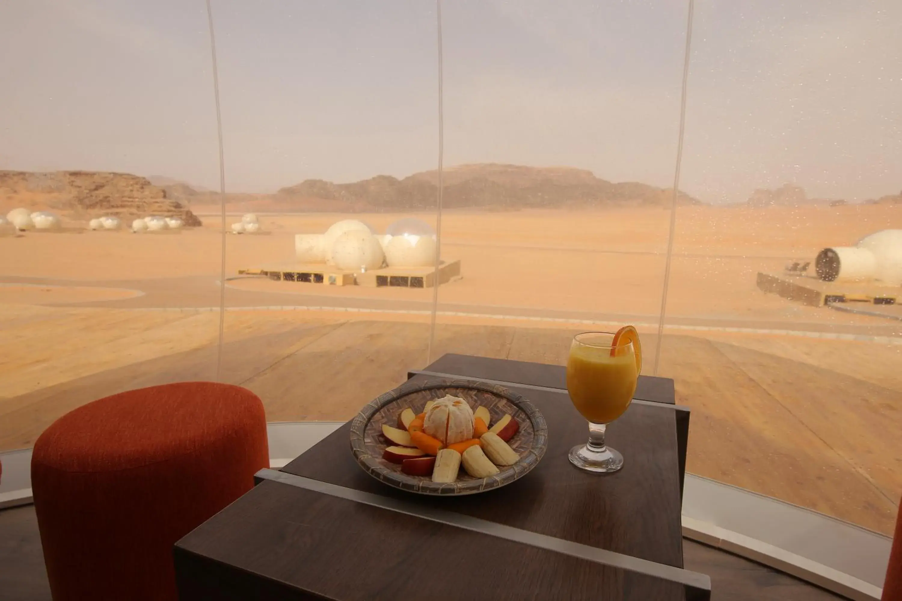 Food and drinks in Wadi Rum Bubble Luxotel Food and drinks in Wadi Rum Bubble Luxotel
