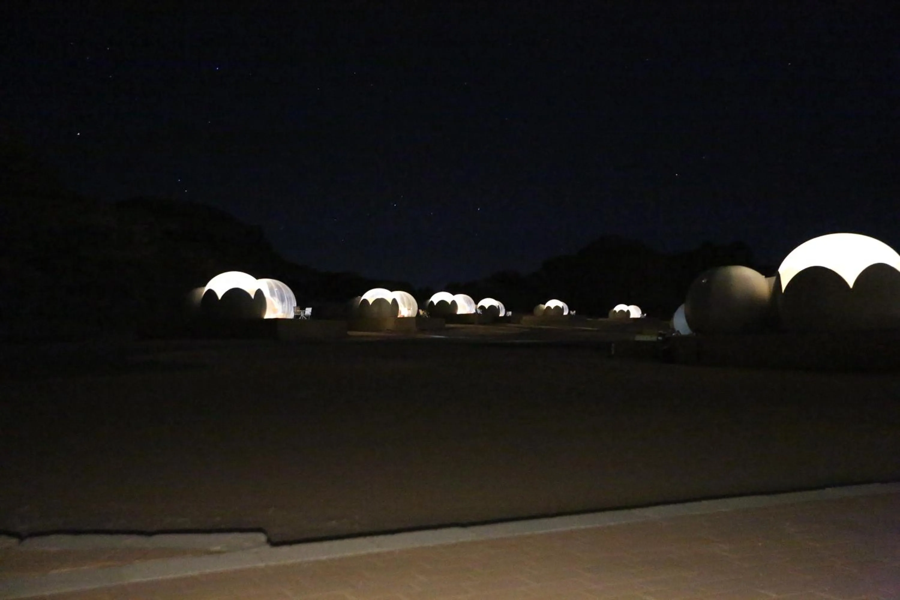 Nearby landmark in Wadi Rum Bubble Luxotel