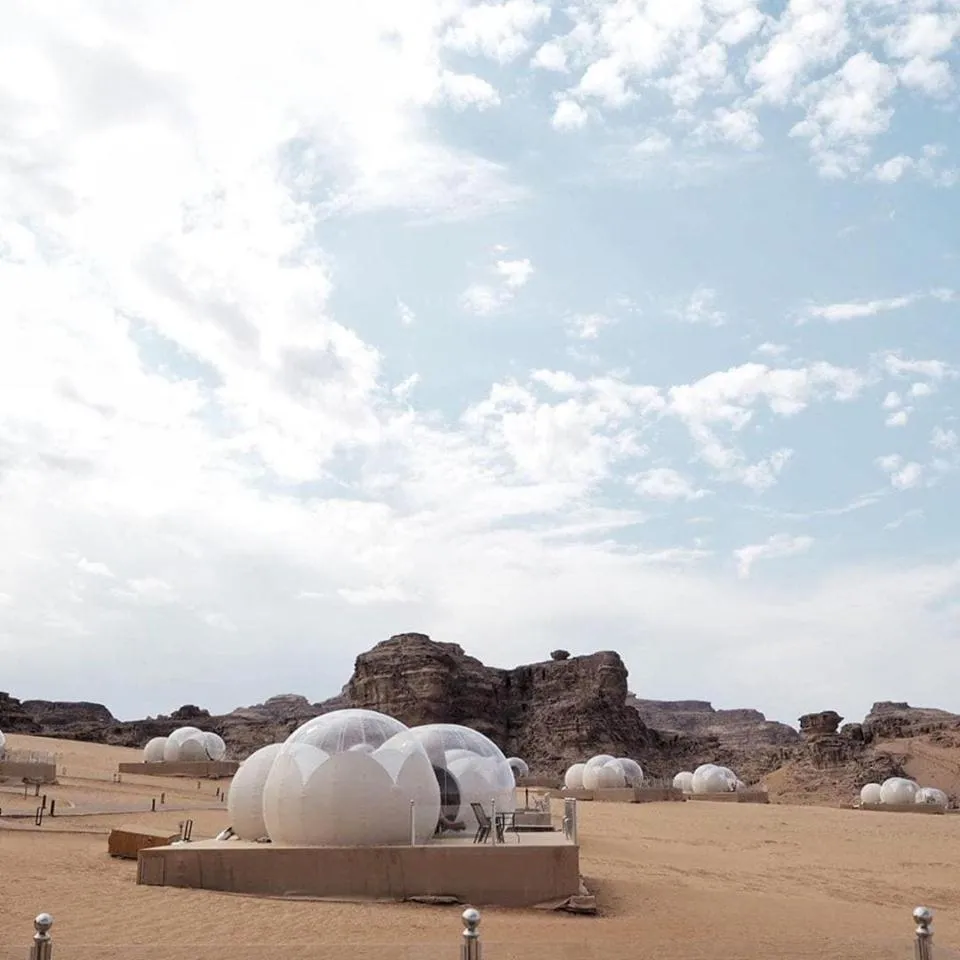 Property building in Wadi Rum Bubble Luxotel