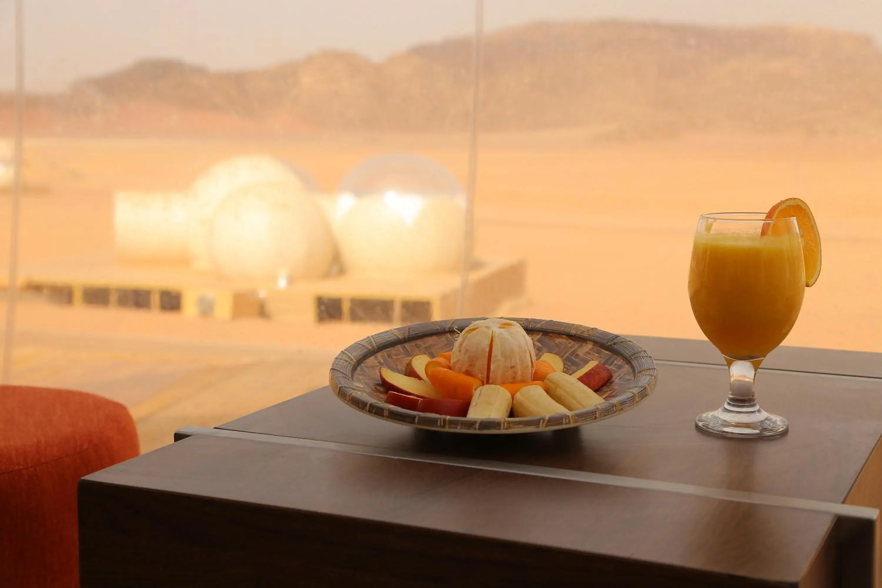 Food and drinks in Wadi Rum Bubble Luxotel Food and drinks in Wadi Rum Bubble Luxotel