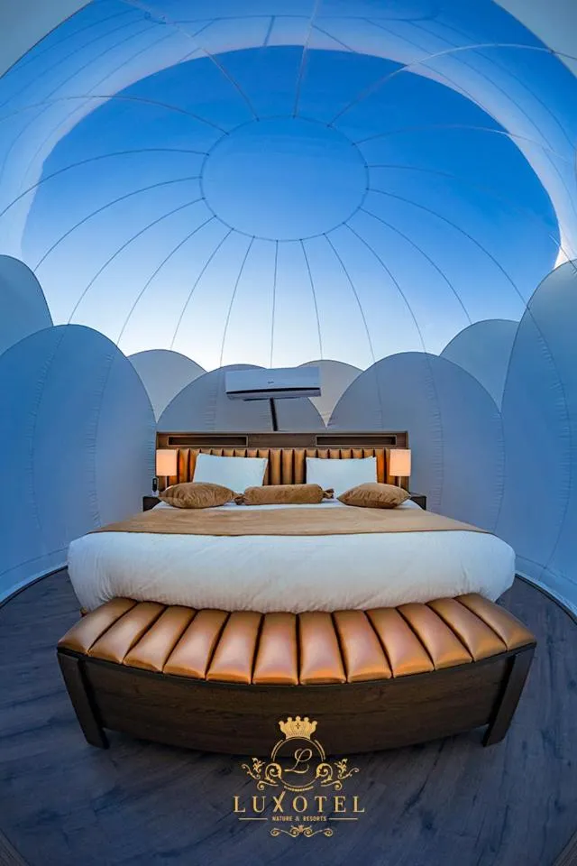 Bedroom, Bed in Wadi Rum Bubble Luxotel
