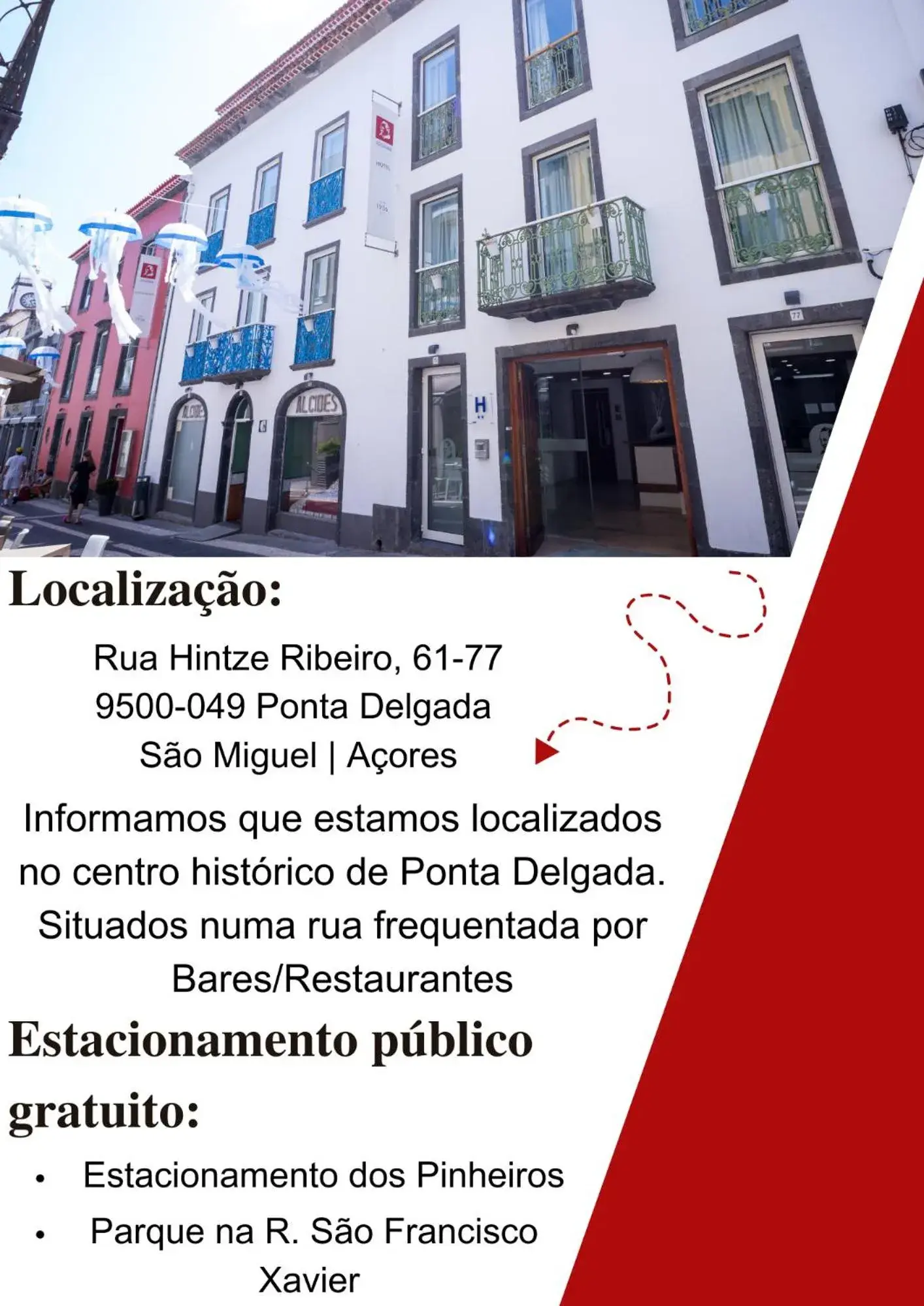 Property building in Hotel Alcides Property building in Hotel Alcides