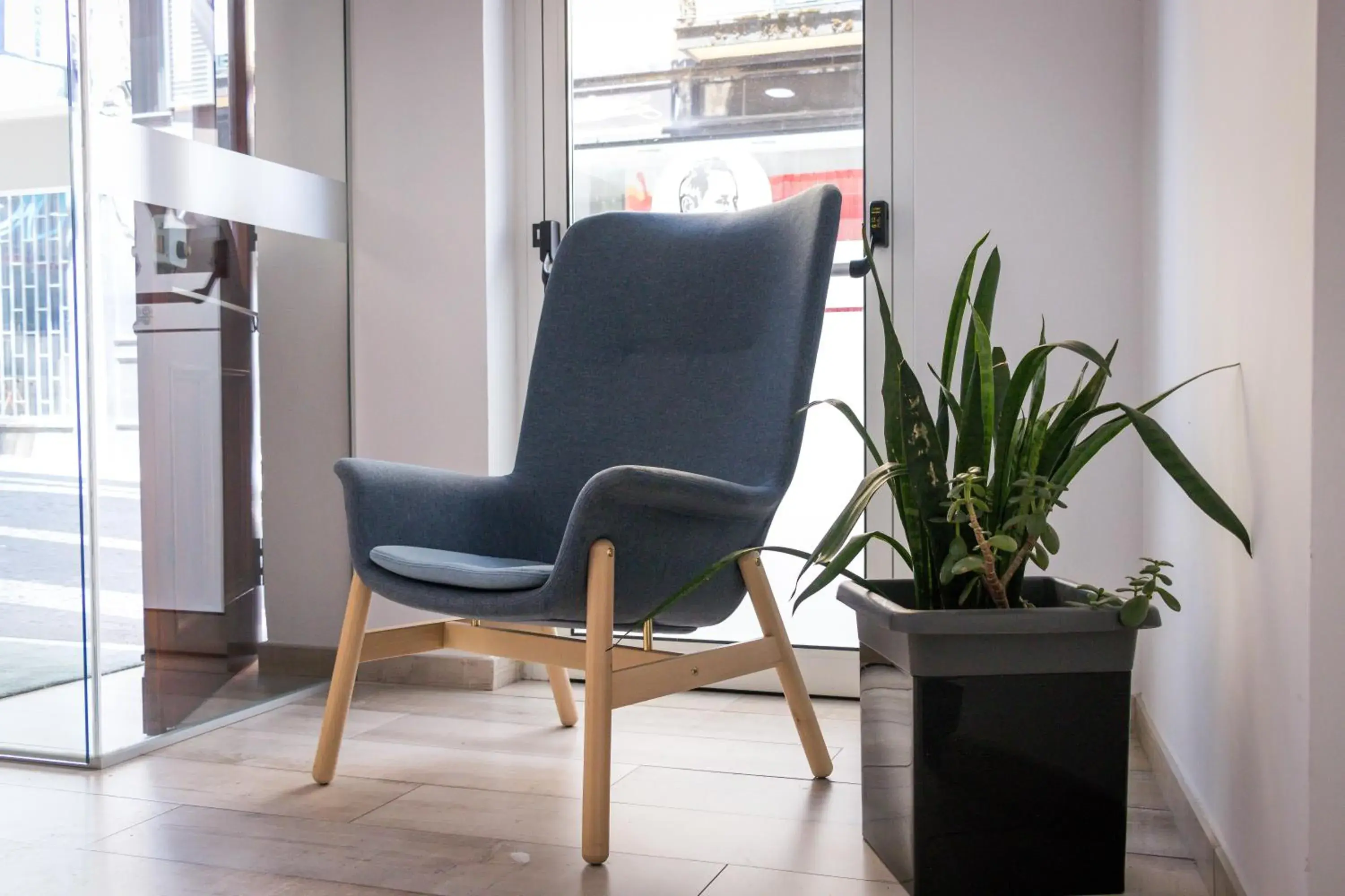 Property building in Hotel Alcides Property building in Hotel Alcides