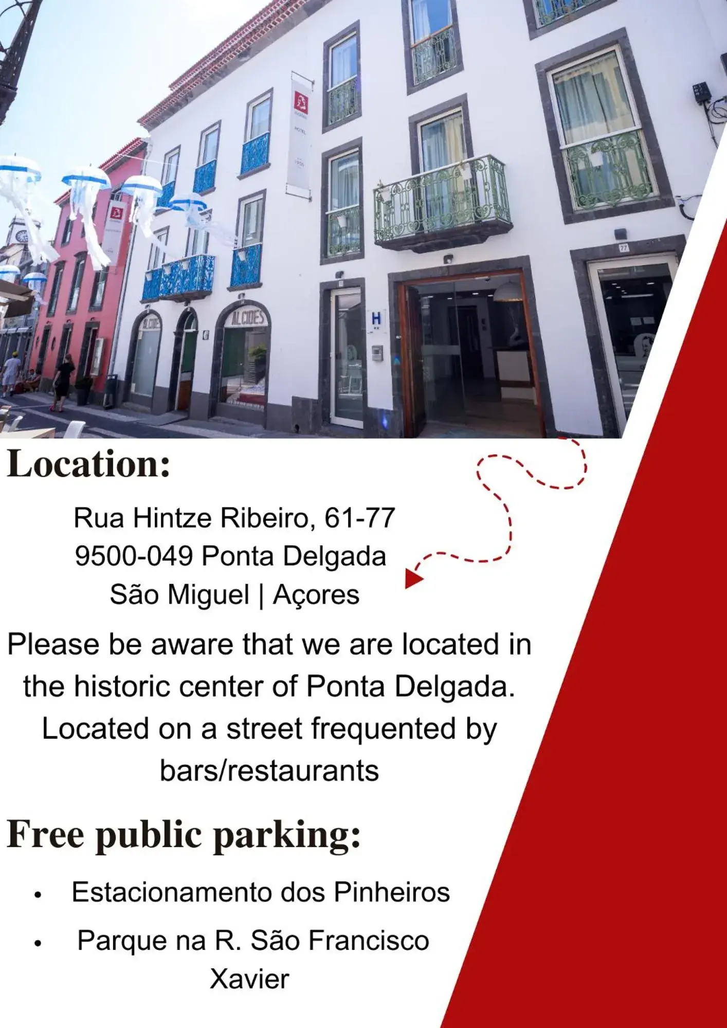 Property building in Hotel Alcides Property building in Hotel Alcides