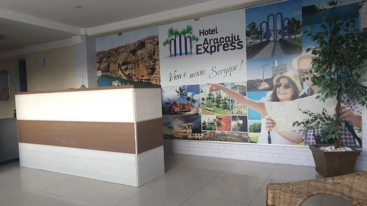 Lobby or reception in Hotel Aracaju Express Lobby or reception in Hotel Aracaju Express