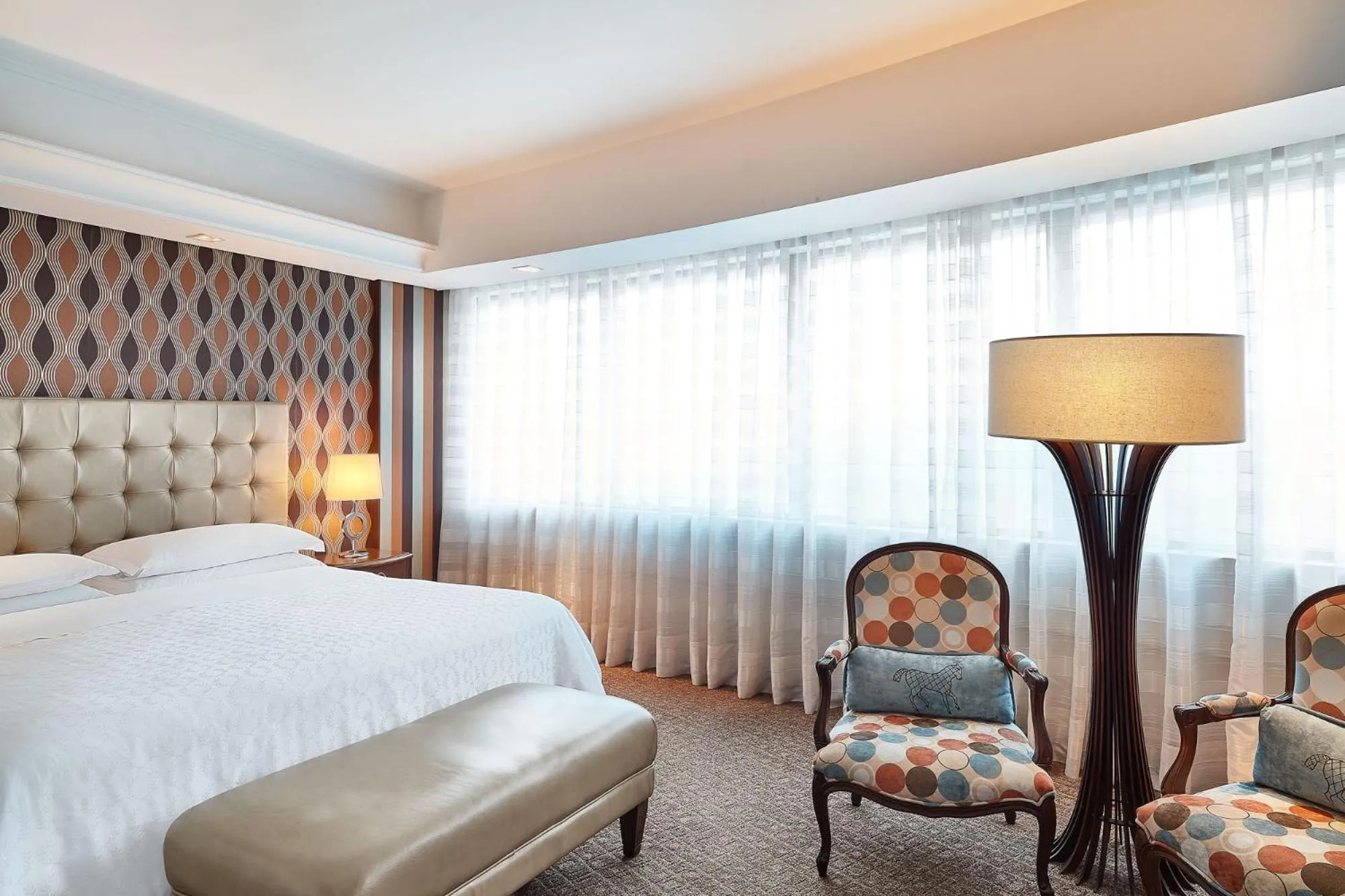 Bed in Hilton Porto Alegre, Brazil