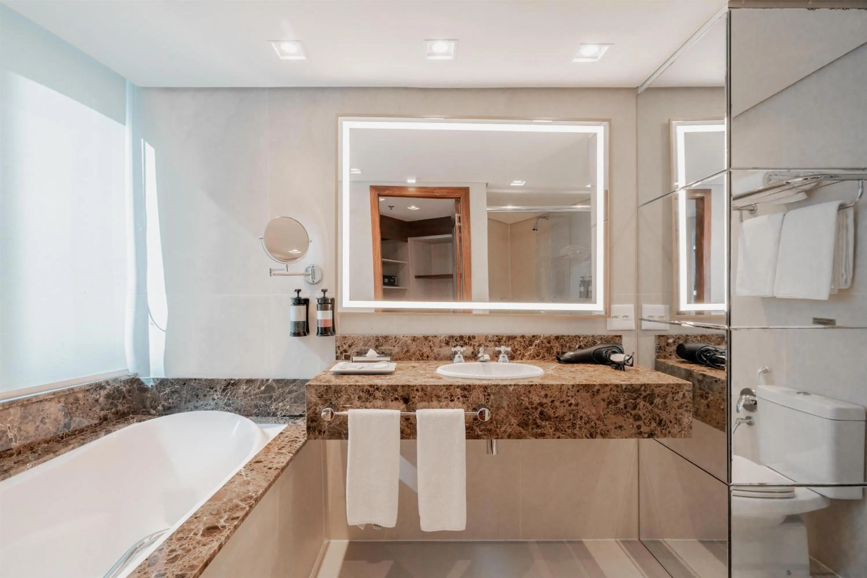 Bathroom in Hilton Porto Alegre, Brazil