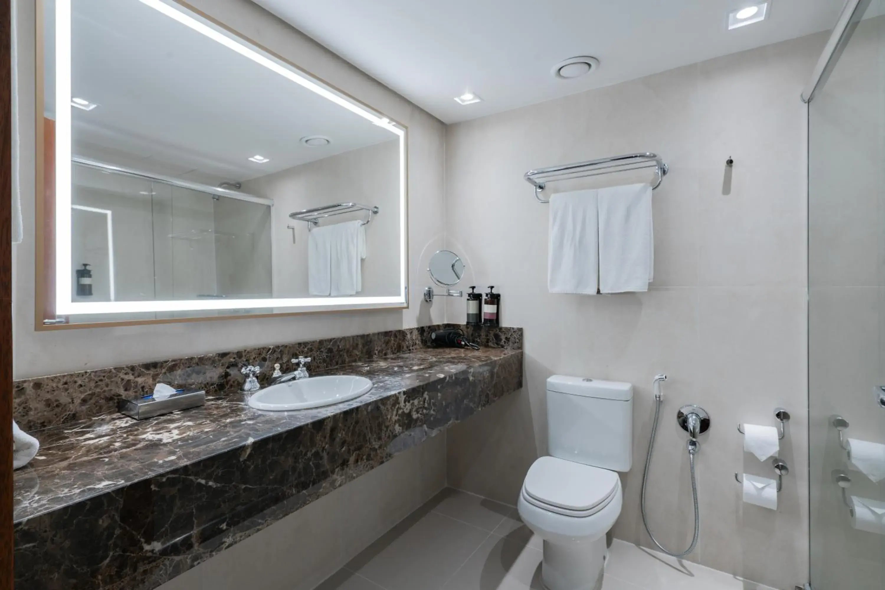 Bathroom in Hilton Porto Alegre, Brazil Bathroom in Hilton Porto Alegre, Brazil