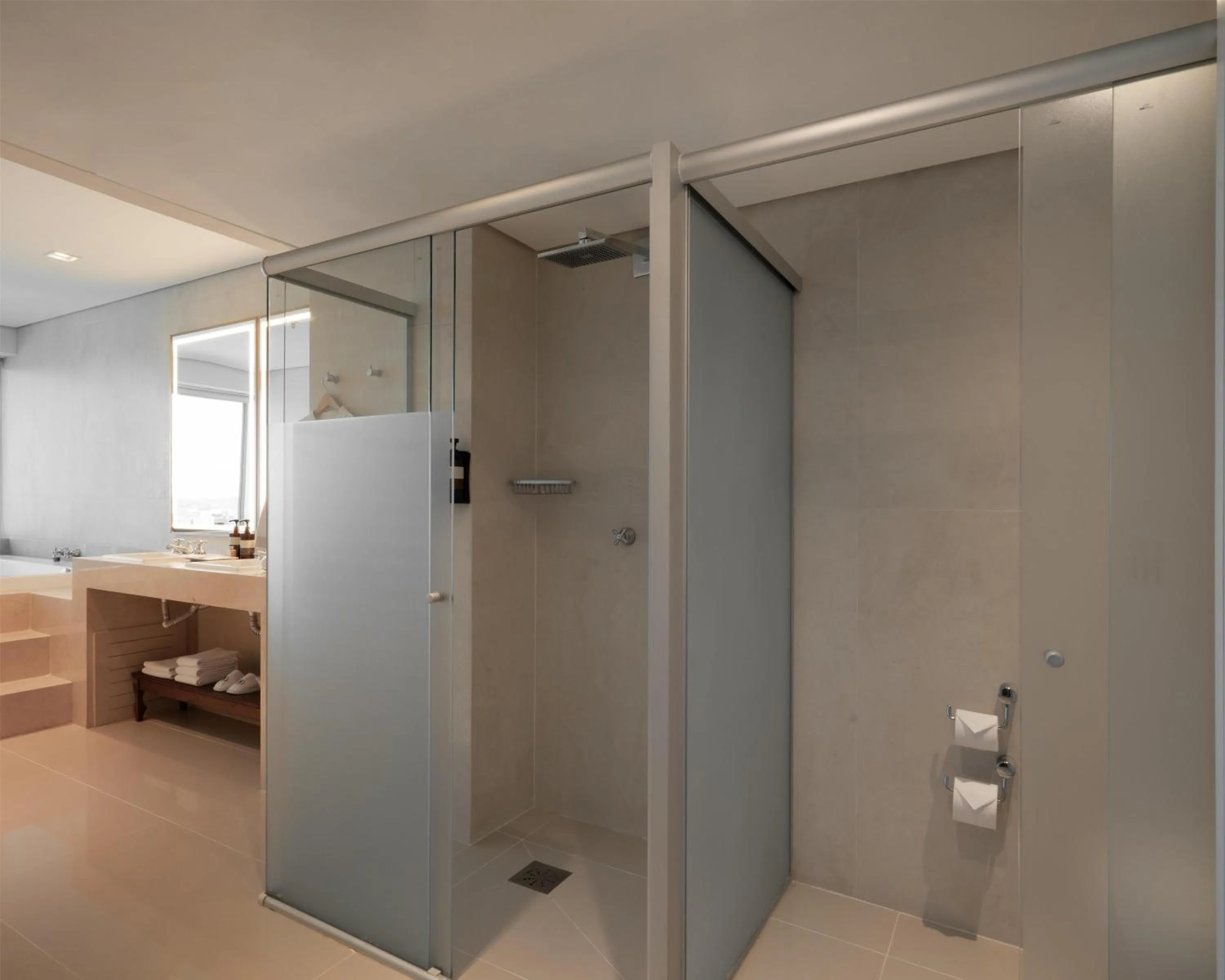 Bathroom in Hilton Porto Alegre, Brazil