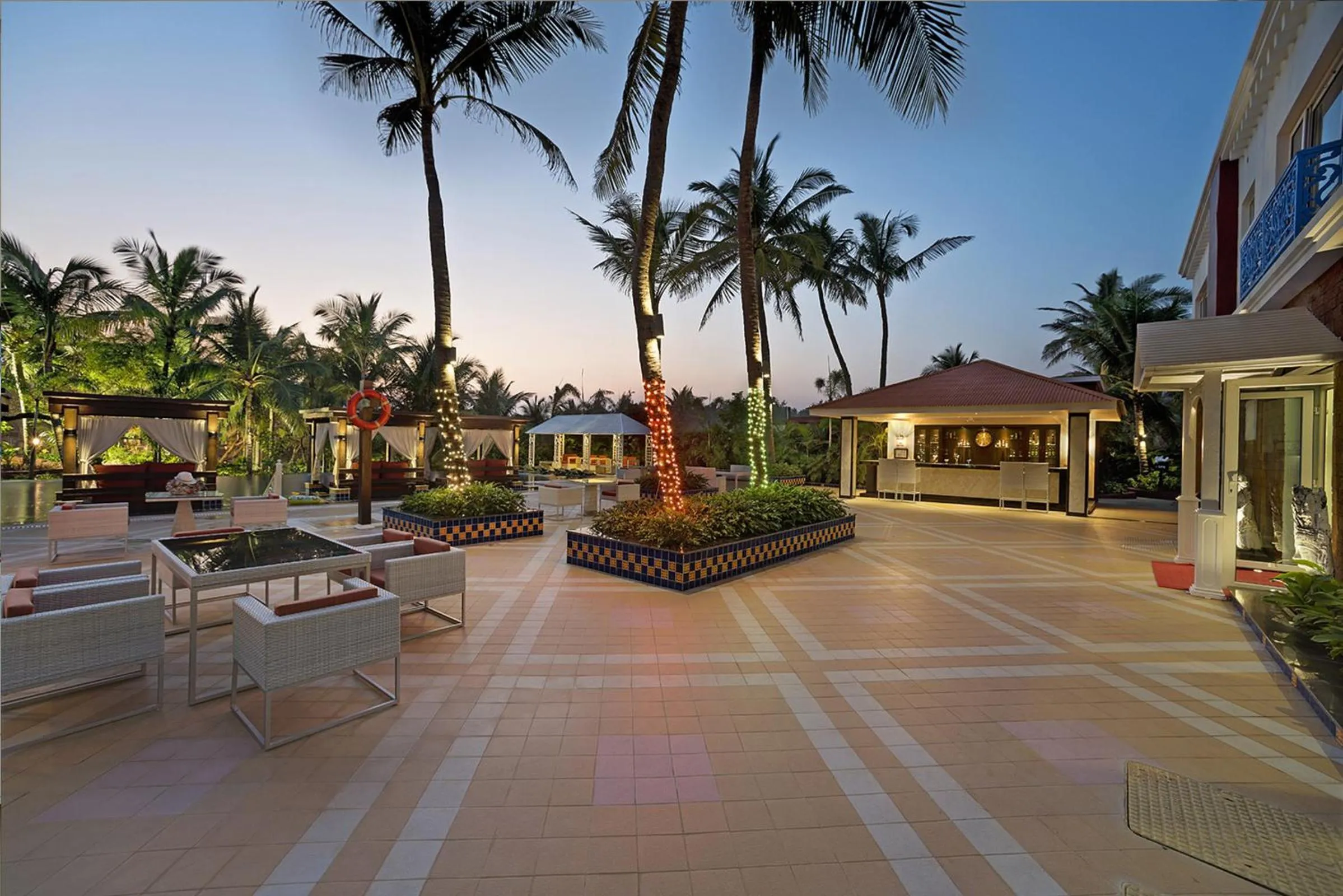 Patio in Mayfair Palm Beach Resort