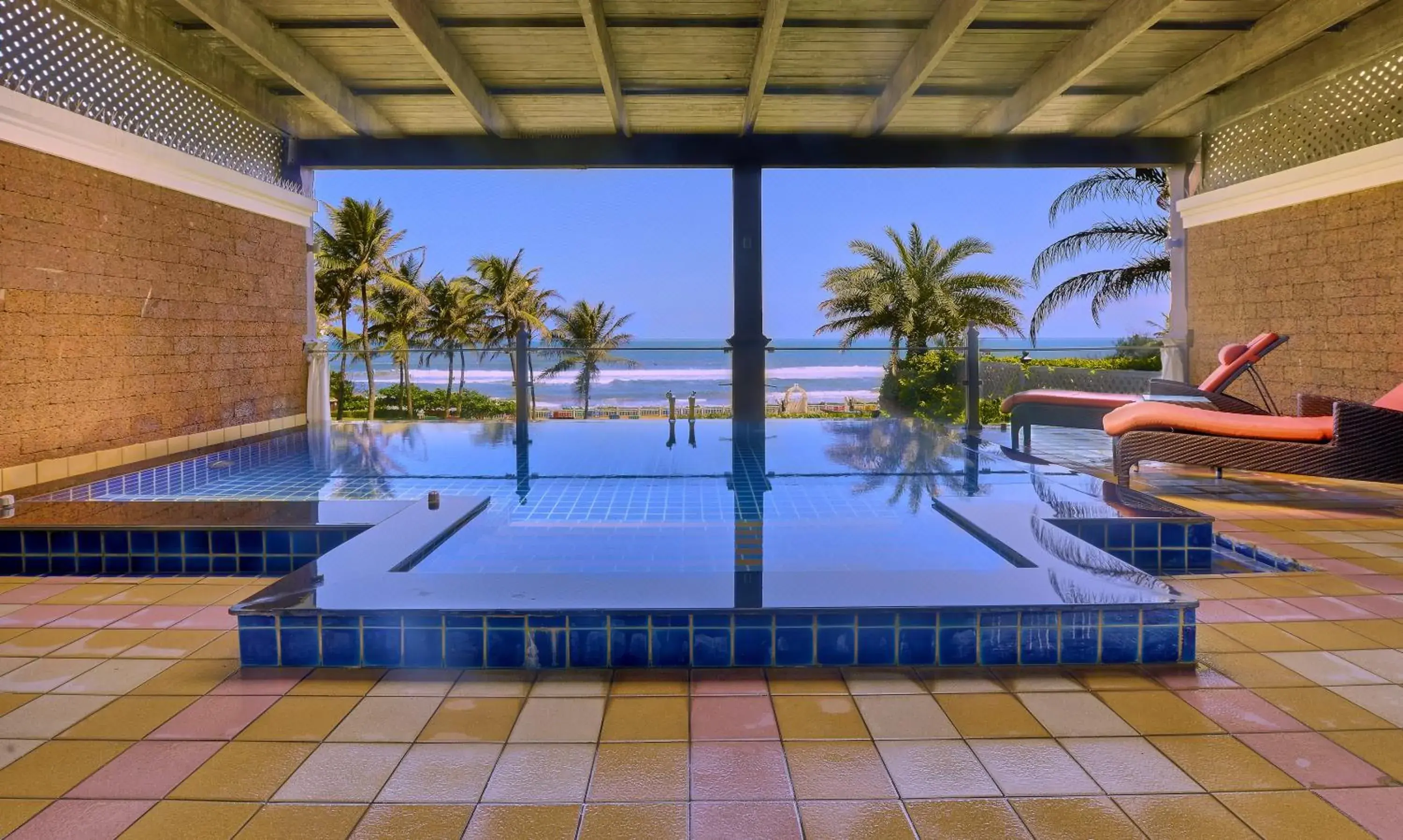 Pool view in Mayfair Palm Beach Resort Pool view in Mayfair Palm Beach Resort